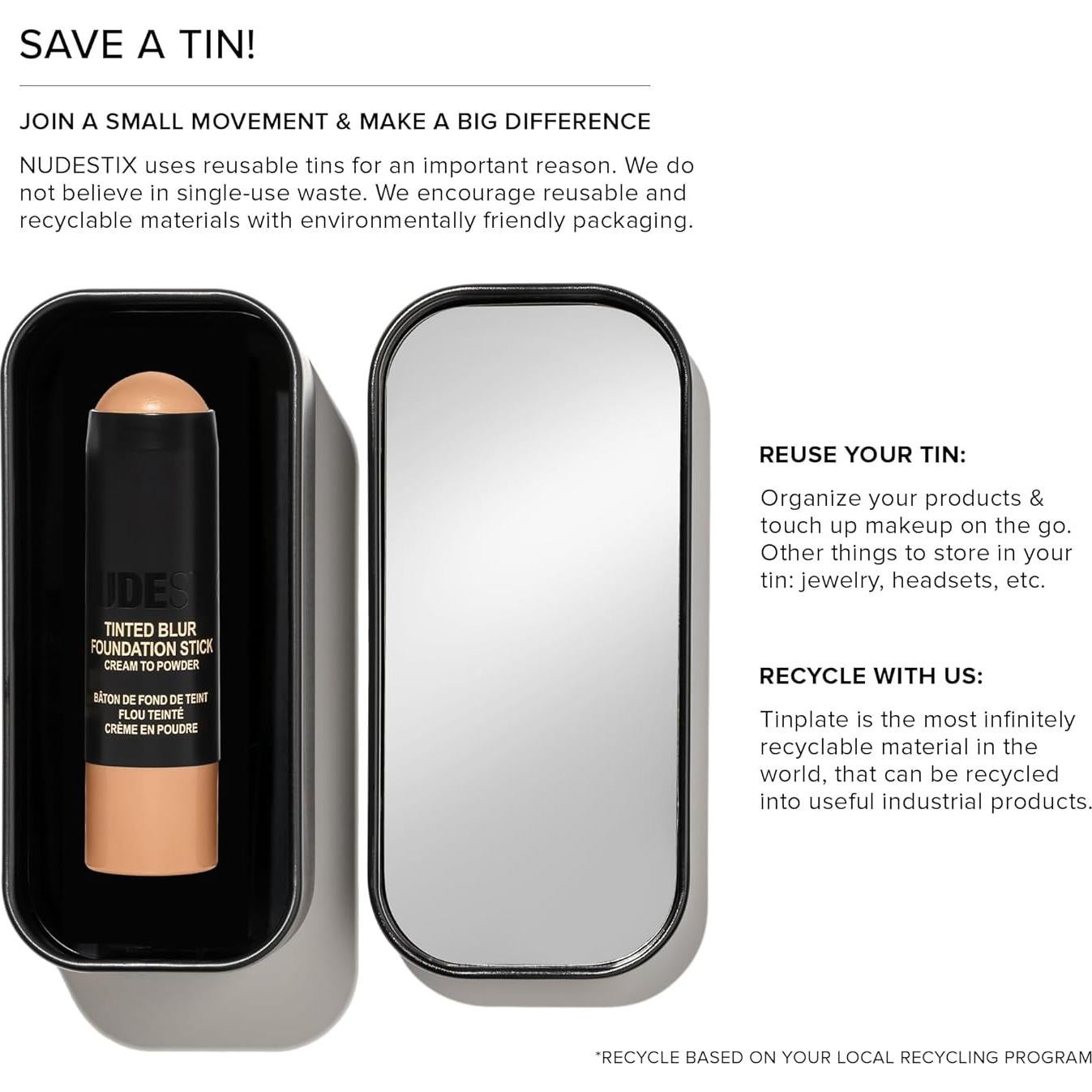 Base de Maquillaje en Stick Nudestix Deep 08 - Acabado Mate