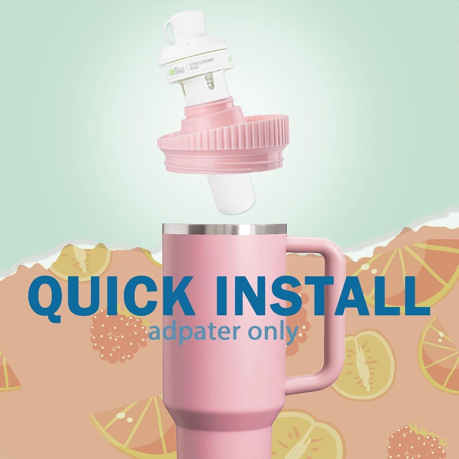 Adaptador de Tapa JAYOBGO para Vaso Stanley 40oz a Cirkul