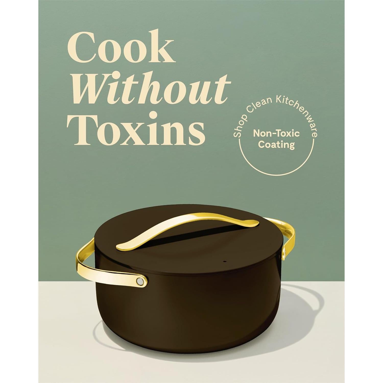 Olla Holandesa Cerámica Antiadherente Caraway 6.5L Negra