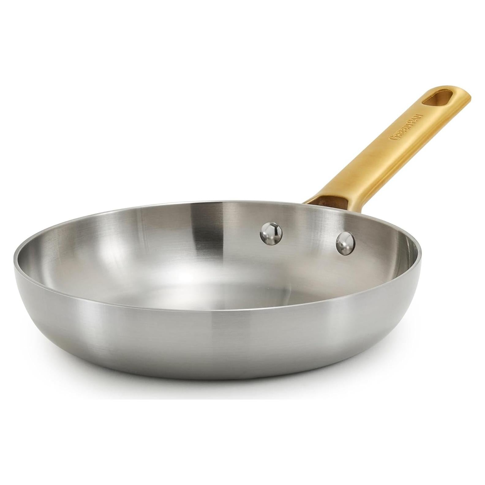 Sartén GreenPan Tri-Ply 20.32 cm Acero Inoxidable Apta Horno