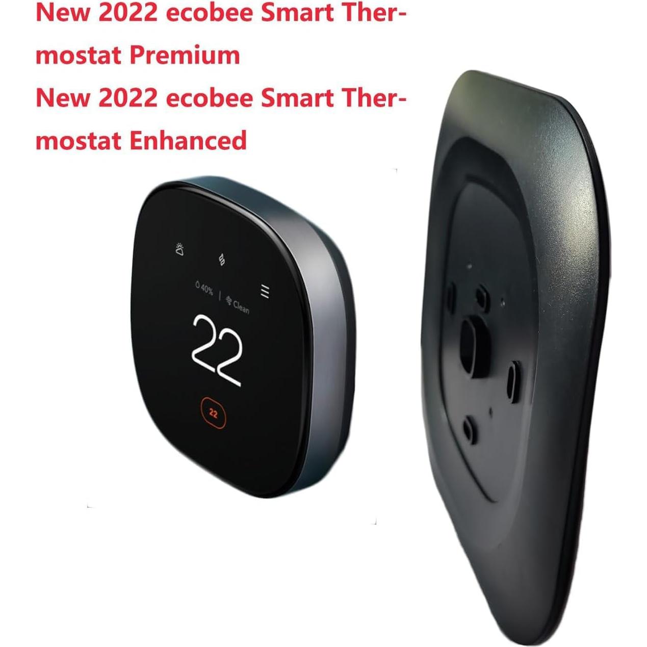 Placa de Pared Negra CAMGJORT para Termostato Ecobee 2022