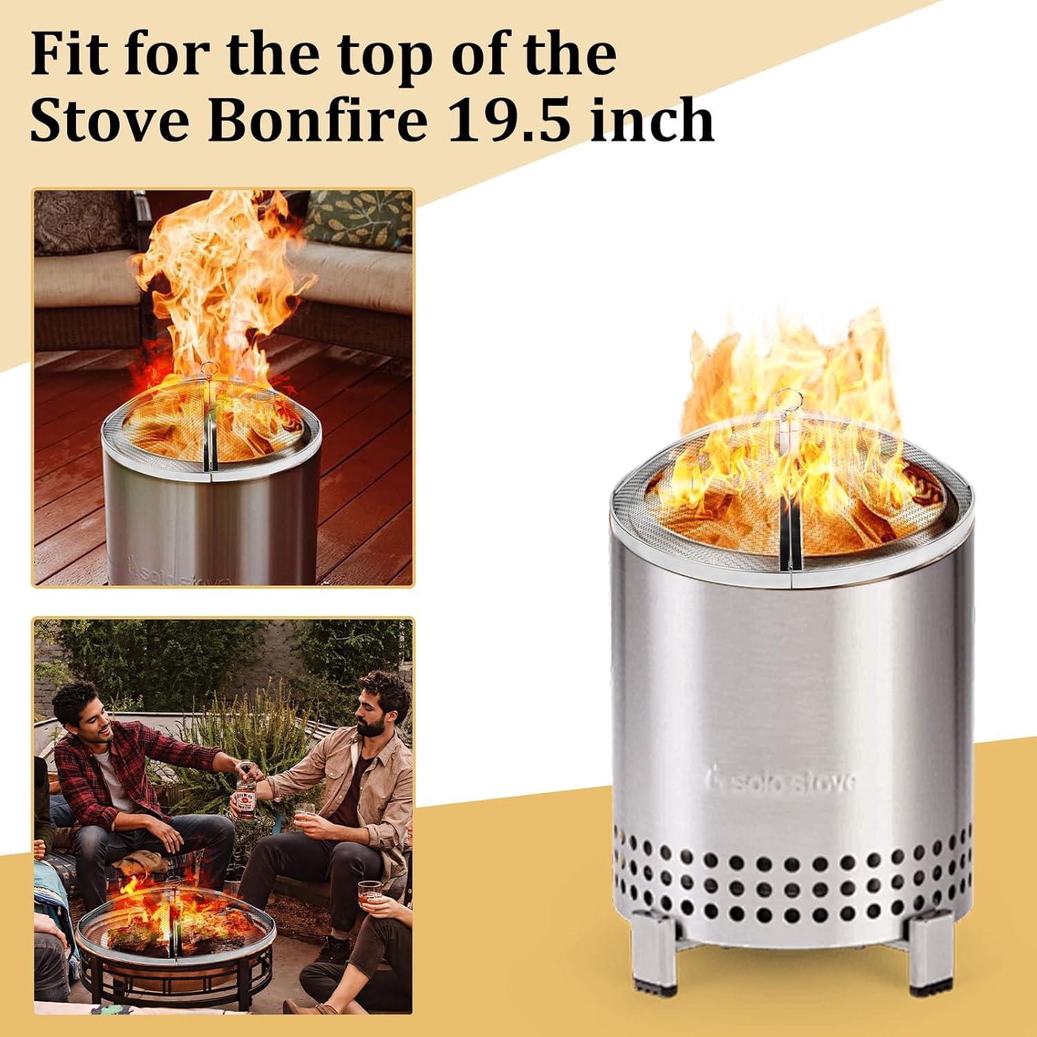 Pantalla Protectora de Fogata Baitedelai 49.5 cm Acero Inoxidable