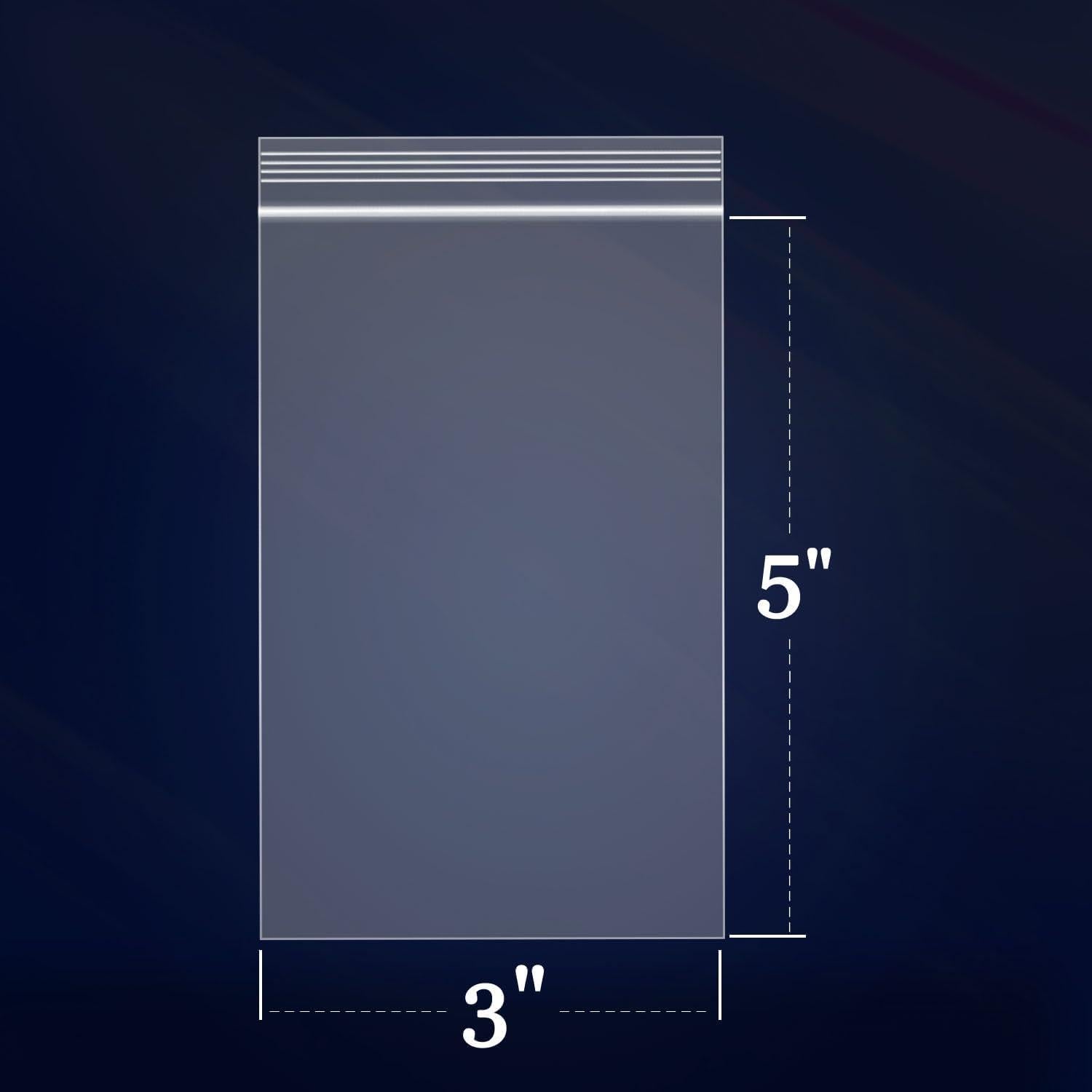 Bolsas Zip Pequeñas iMailer 200 Unidades 7.6x12.7 cm 2 Mil