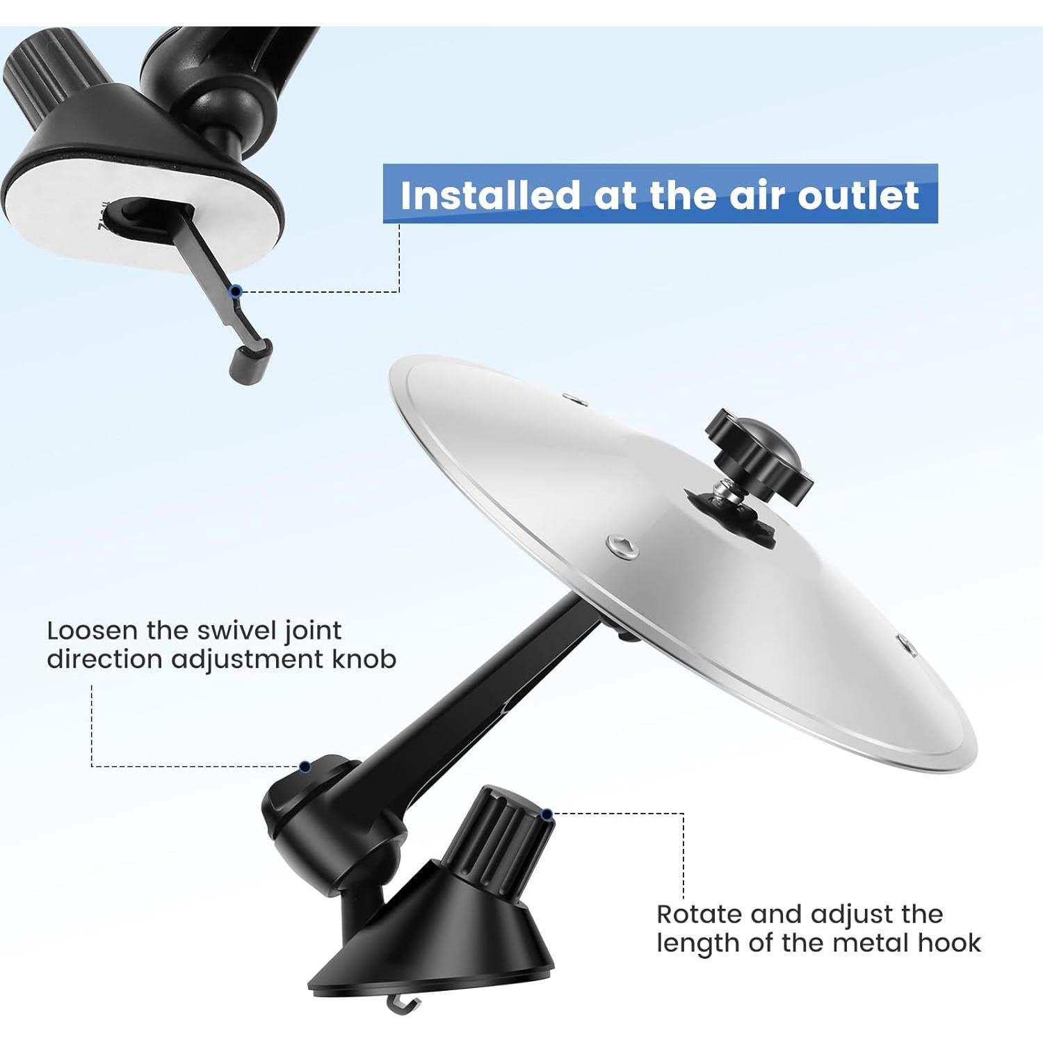 Platillo de Ventilación para Automóvil Mimoyalaso 14cm