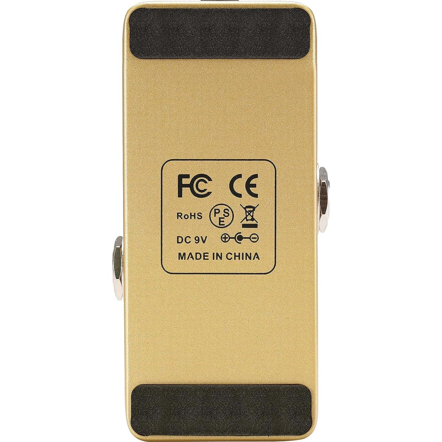 Pedal de Efecto Fuzz SharkChili True Bypass 9V Compacto