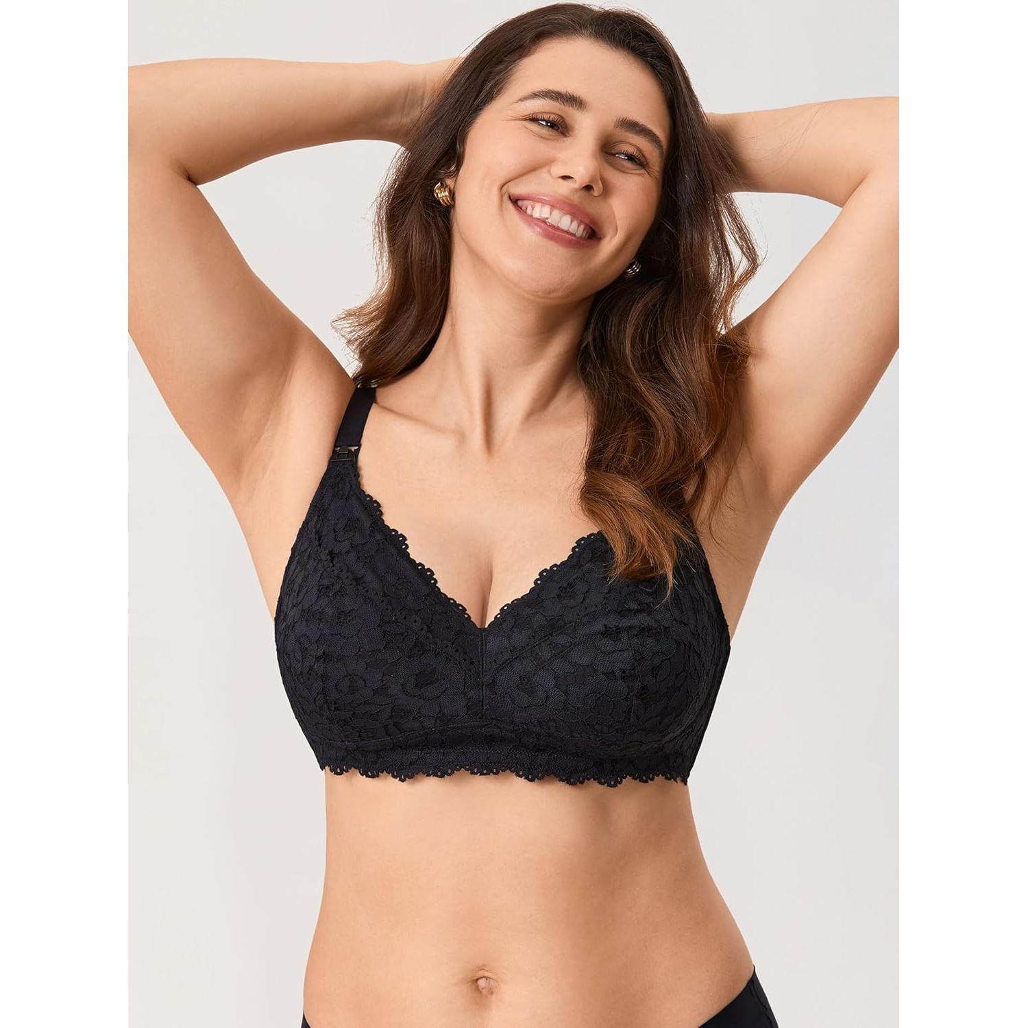 Sostenedor de Lactancia MOMANDA A131 Encaje Negro 34B