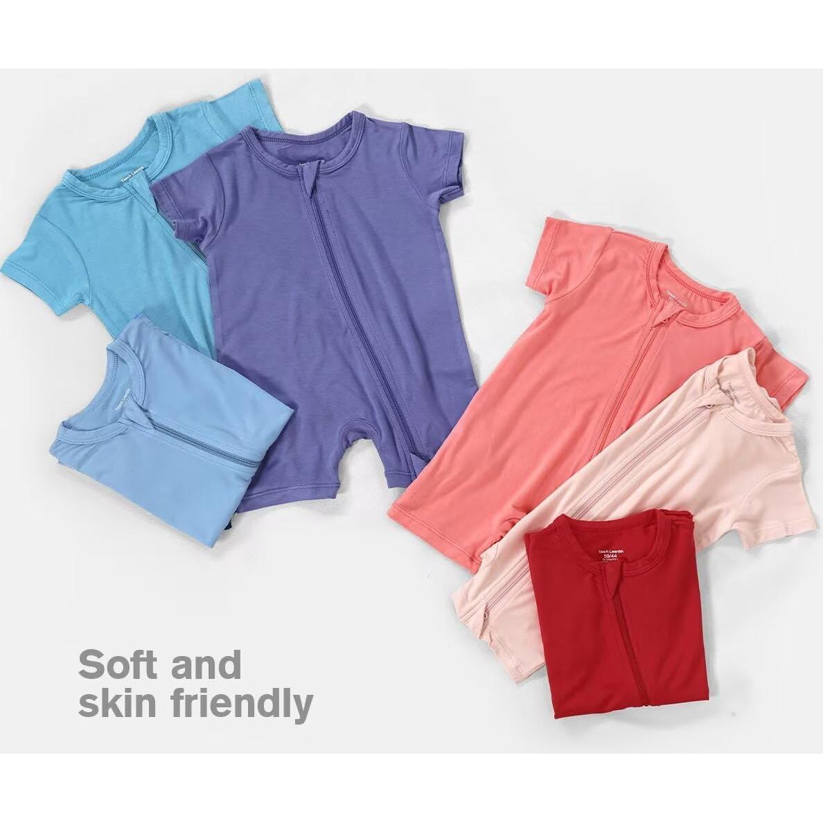 Pijamas de Viscosa de Bambú Unisex para Bebés - 3 Paquetes