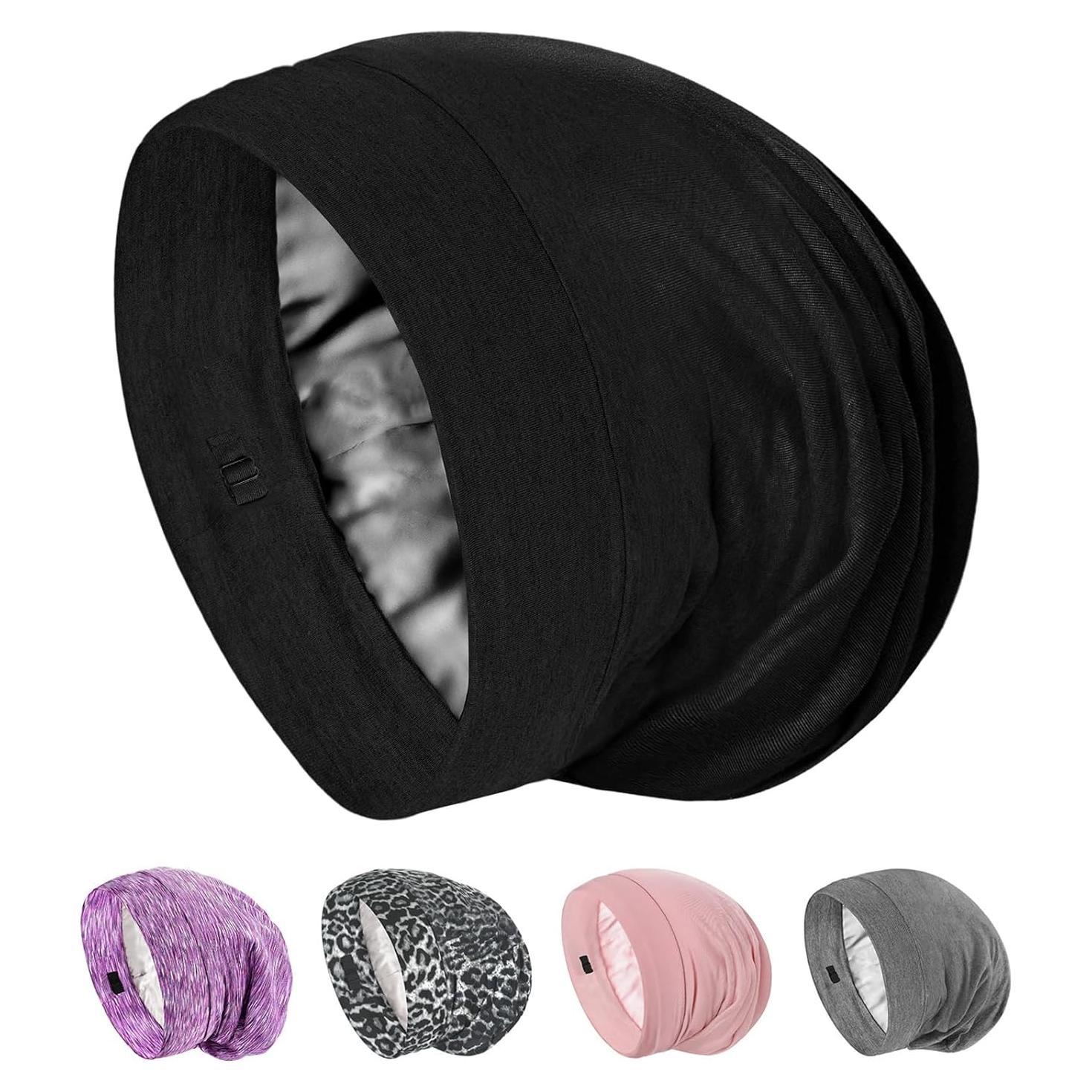 Bonete de Seda de Morera Ajustable para Dormir - SOLZEK