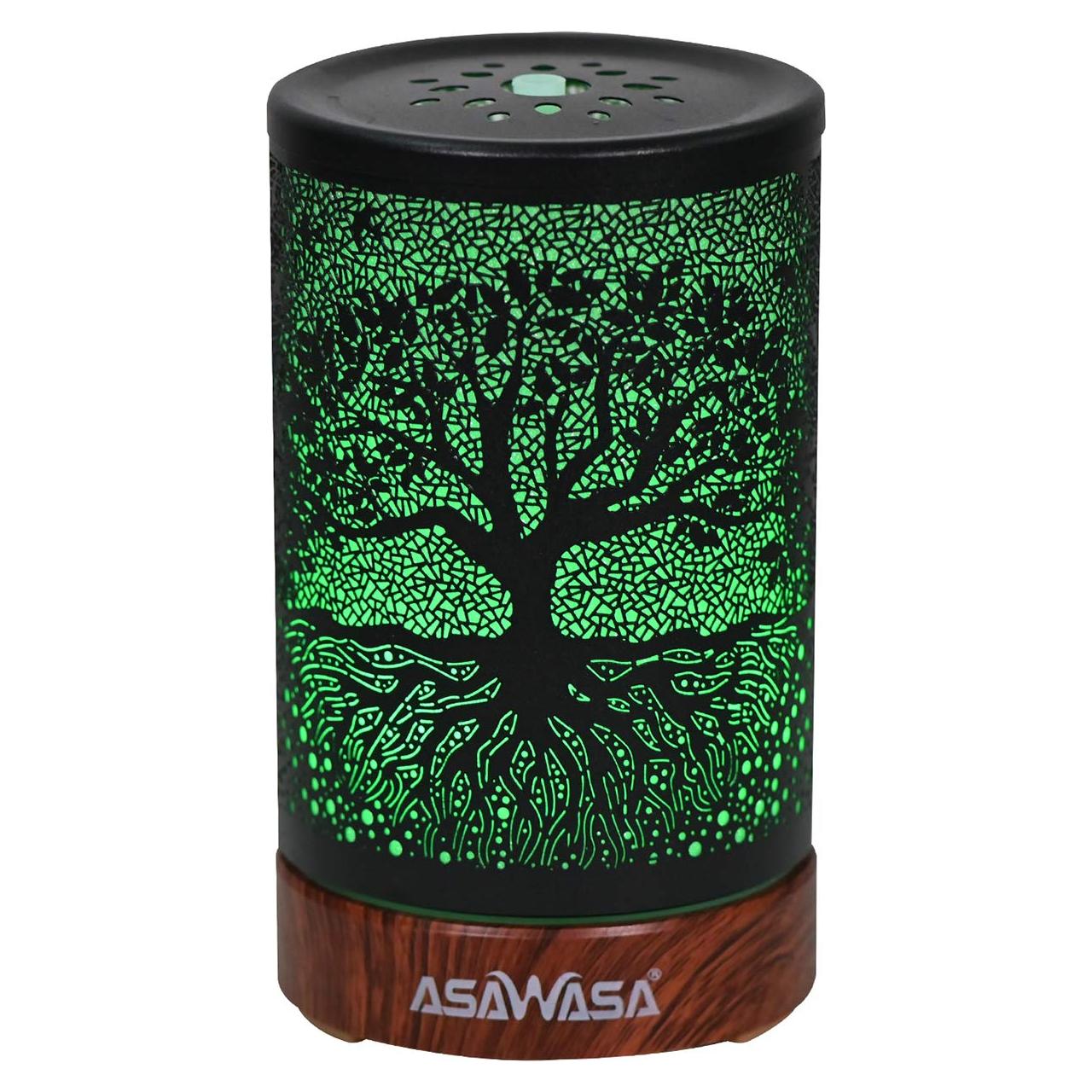 Difusor de Aceite Esencial ASAWASA Banyan con Luz Nocturna