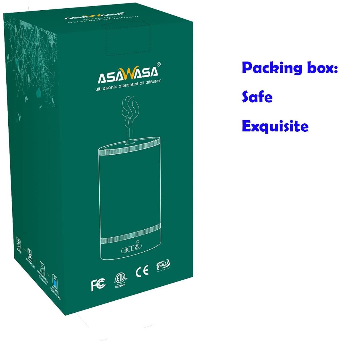 Difusor de Aceite Esencial ASAWASA Banyan con Luz Nocturna