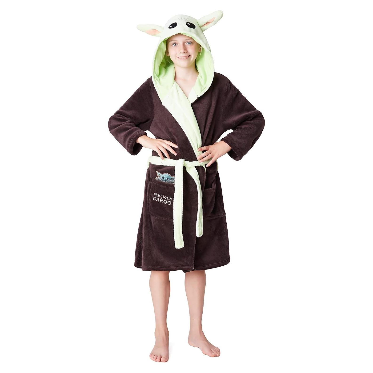 Bata de Niños Baby Yoda Star Wars 9-10 años Marrón/Verde