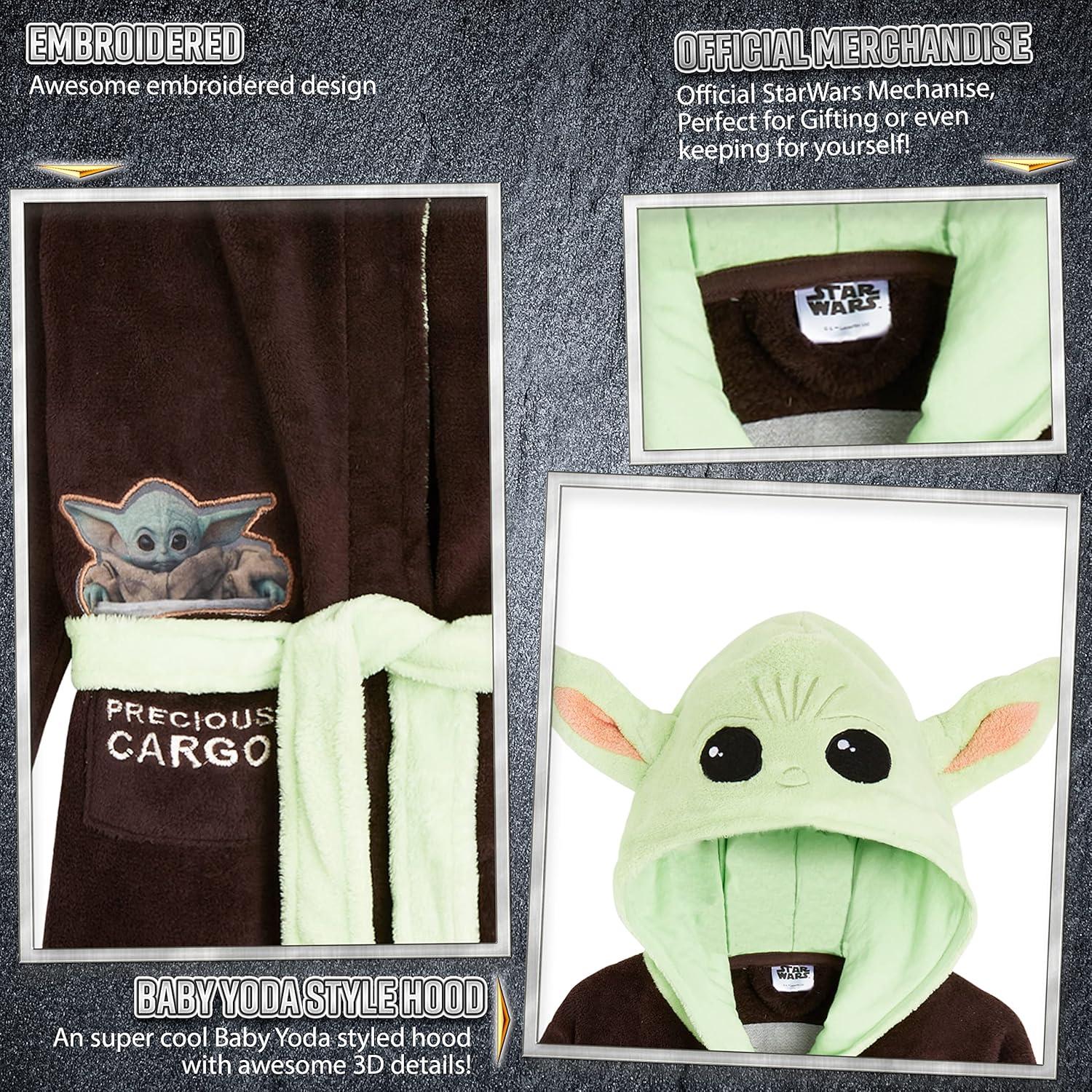 Bata de Niños Baby Yoda Star Wars 9-10 años Marrón/Verde