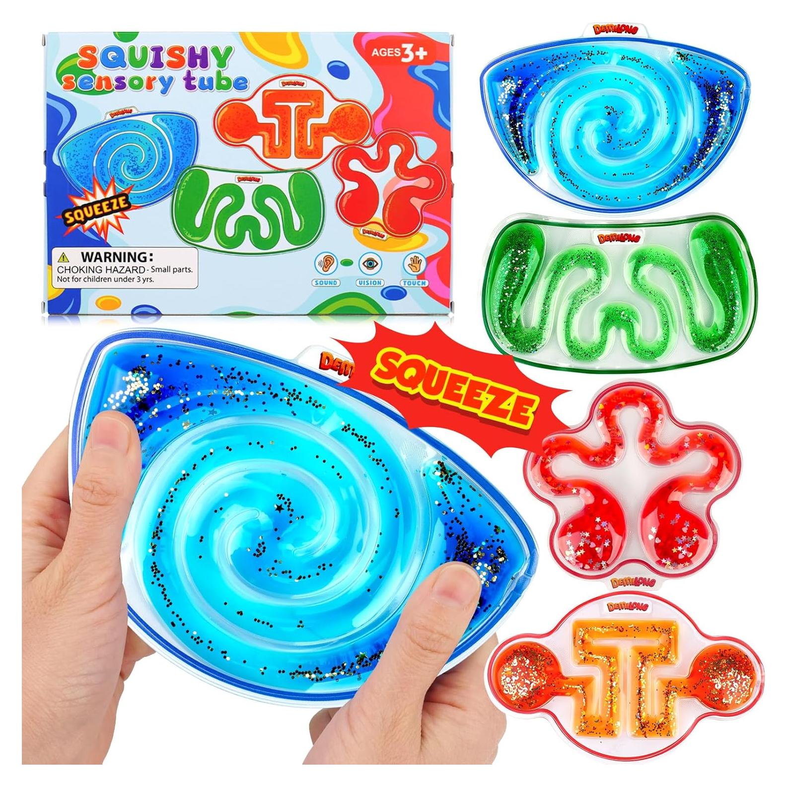 Juguetes Sensibles Antiestrés Demilong - Paquete de 4 Unidades