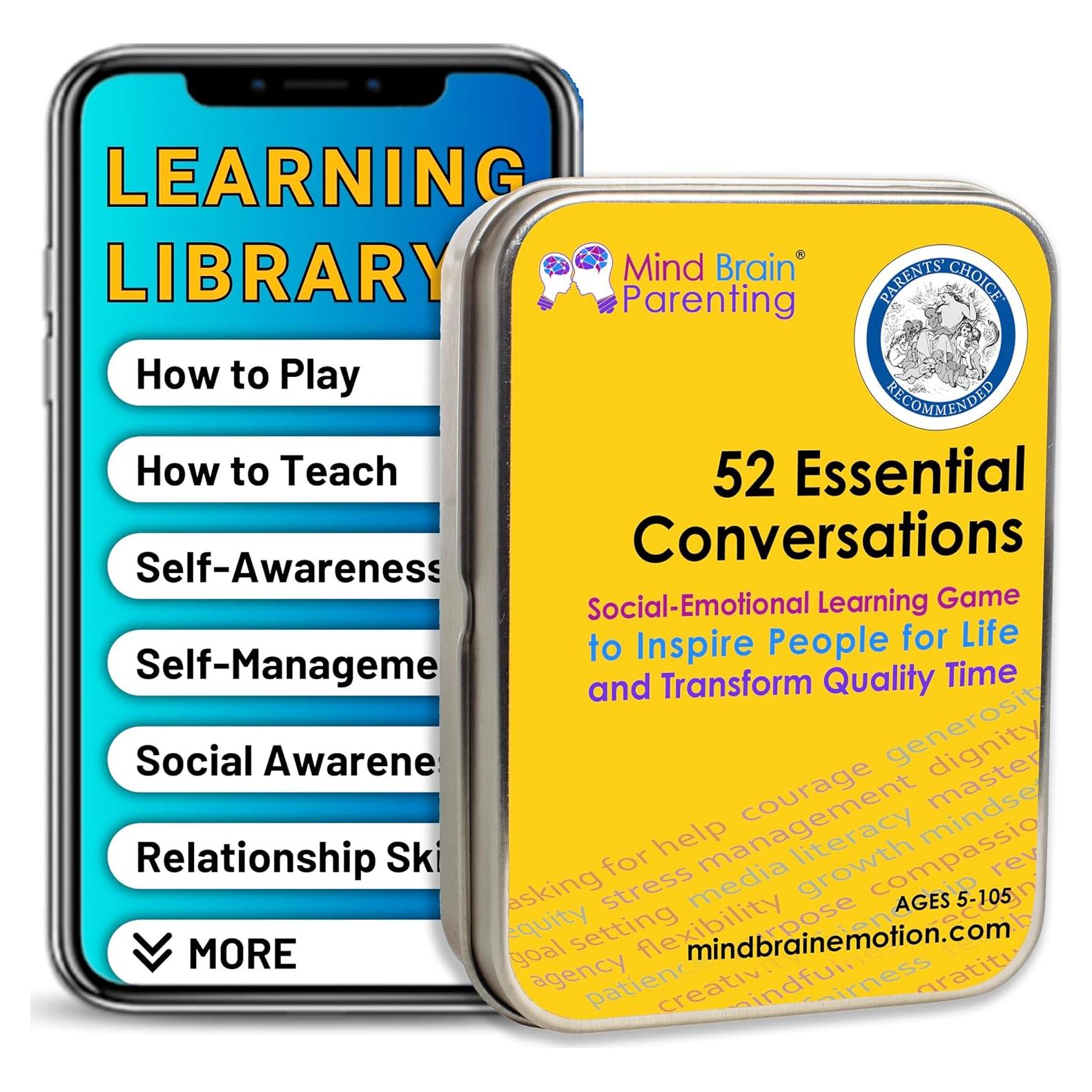 Tarjetas de Conversación Mente Cerebro Emoción - Habilidades Sociales