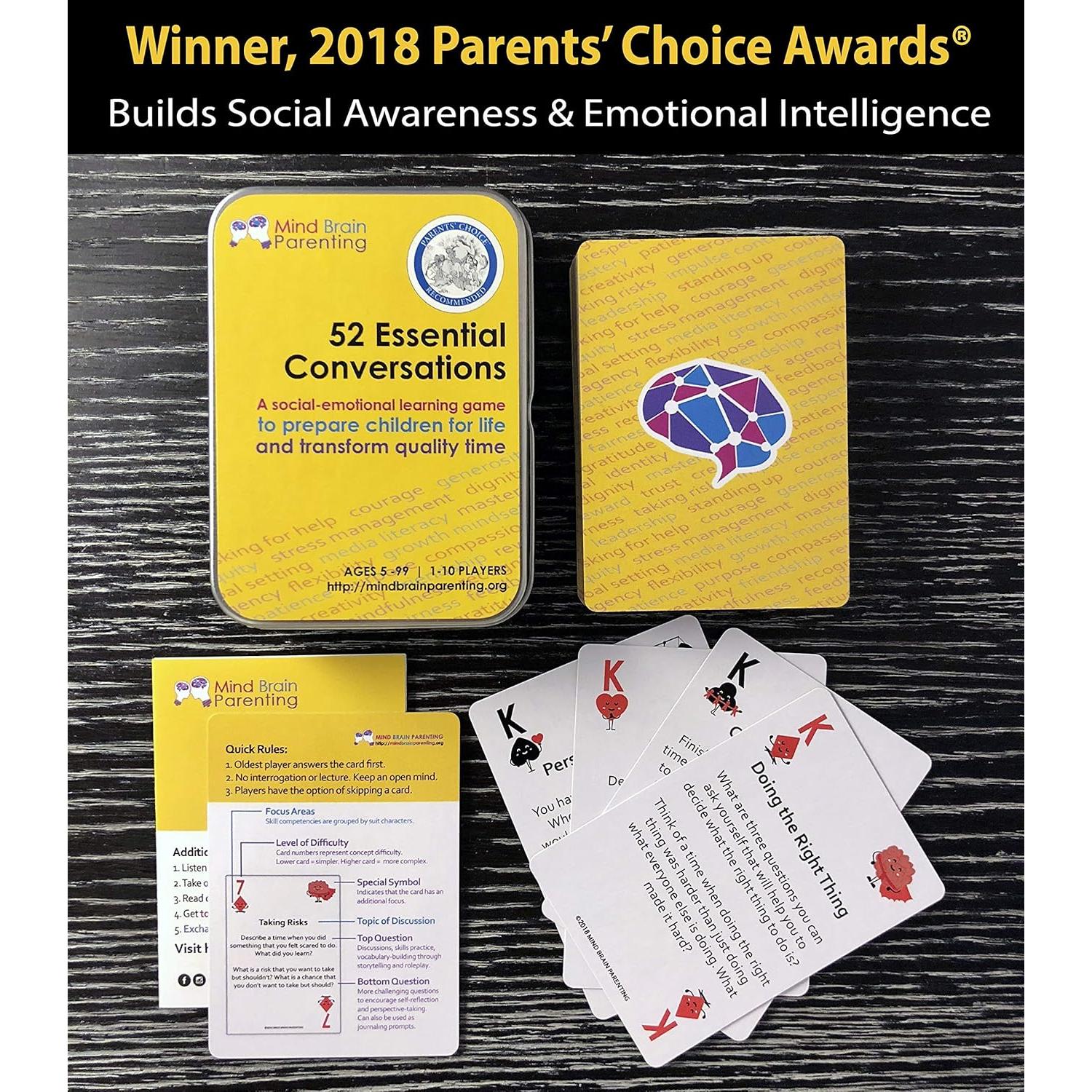 Tarjetas de Conversación Mente Cerebro Emoción - Habilidades Sociales