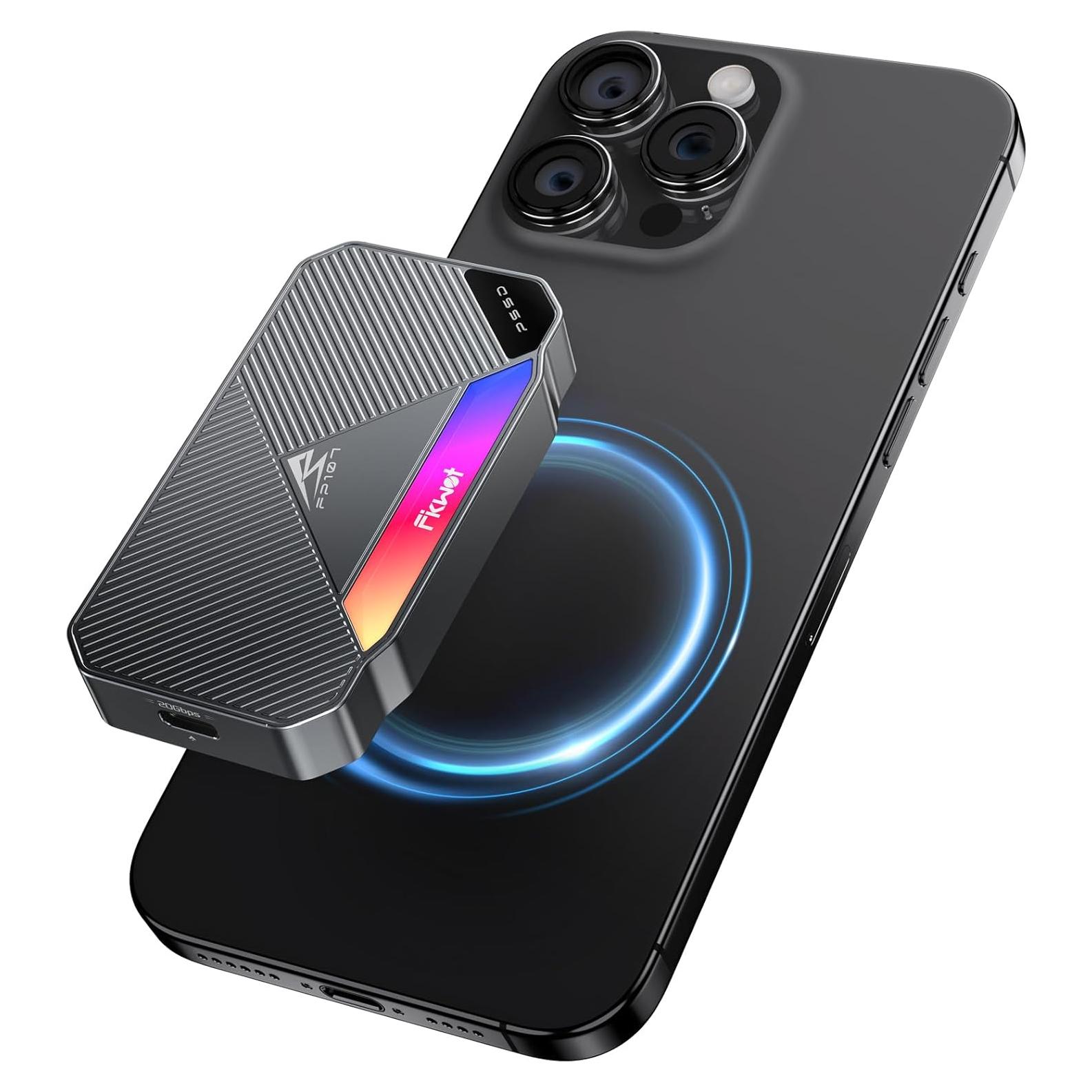 SSD Externo Fikwot FP107 1TB USB 3.2 2050MB/s RGB