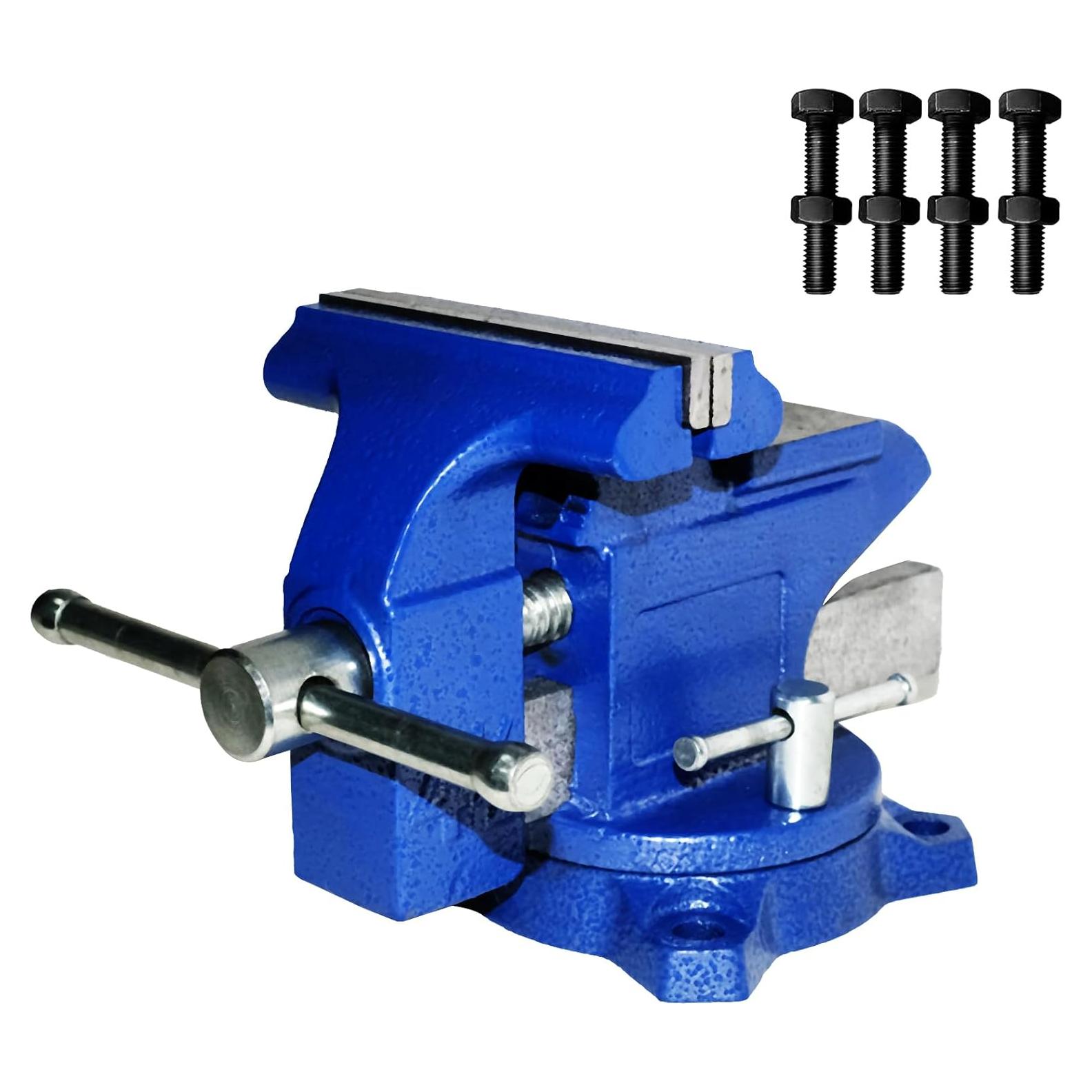 Morsa de Banco PPUMP 11.5 cm Hierro Fundido Azul