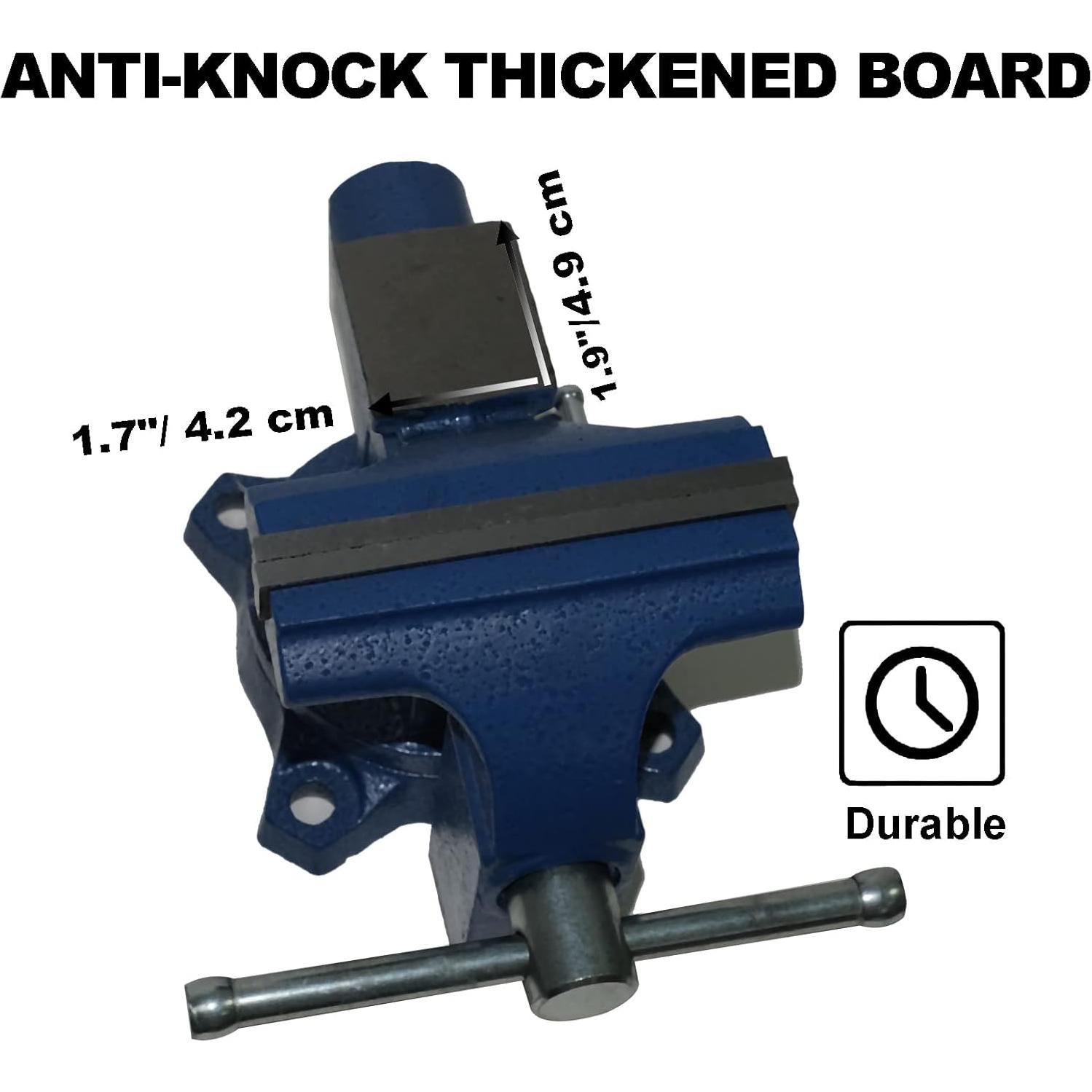 Morsa de Banco PPUMP 11.5 cm Hierro Fundido Azul