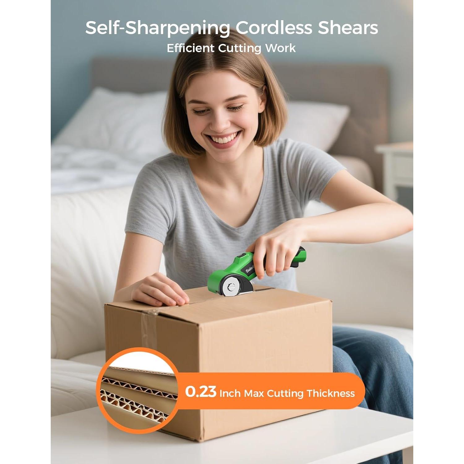 Cortador de Cartón Eléctrico Inalámbrico Soleilwear TY008