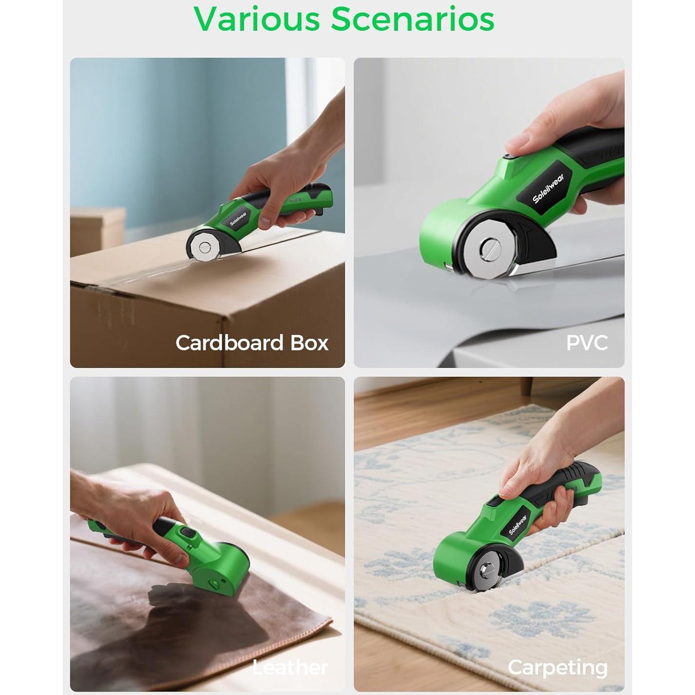 Cortador de Cartón Eléctrico Inalámbrico Soleilwear TY008