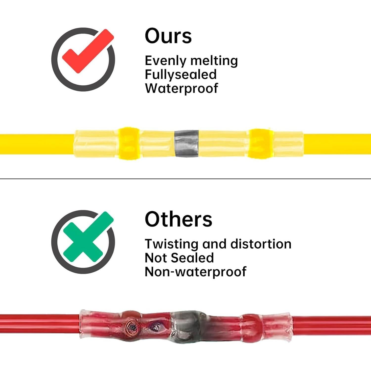 Kit de 520 Conectores de Alambre de Soldadura Amliber