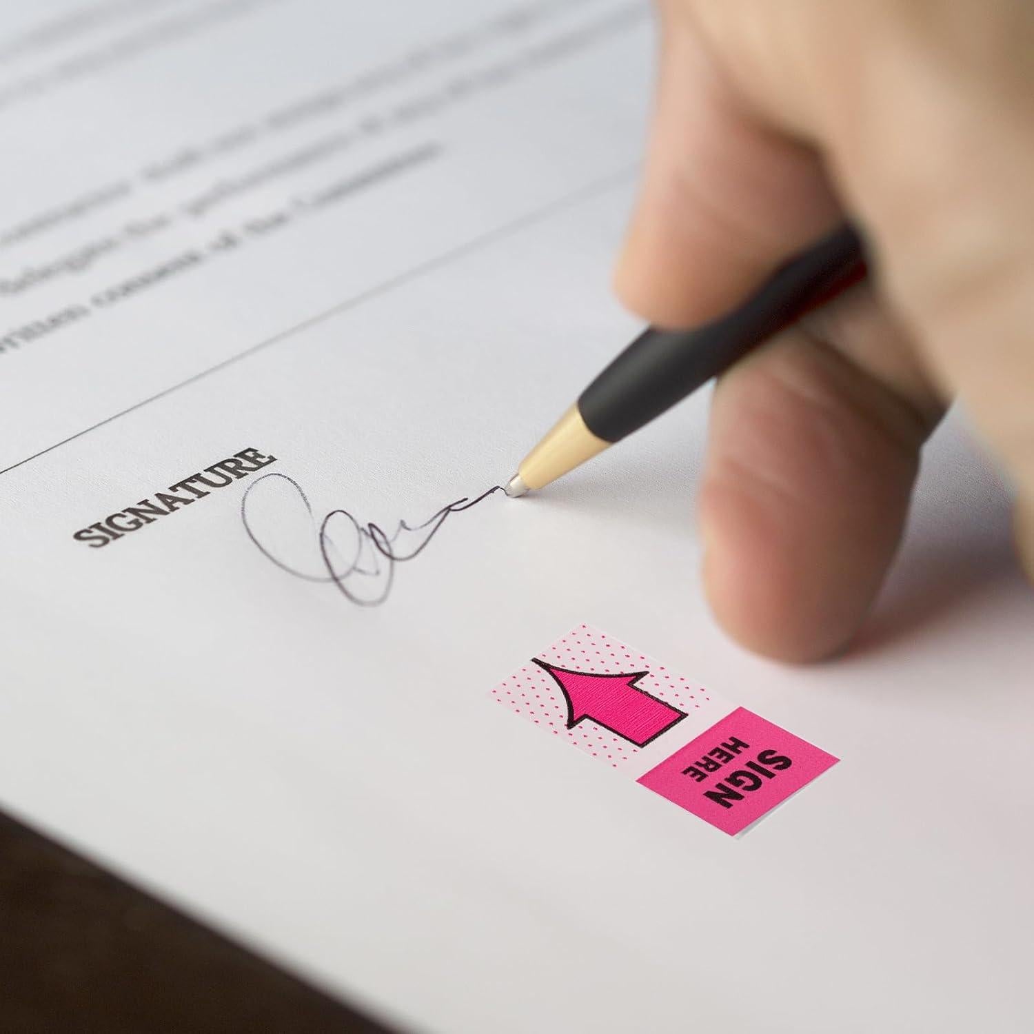 600 Etiquetas Adhesivas Flecha NQEUEPN Naranja Púrpura