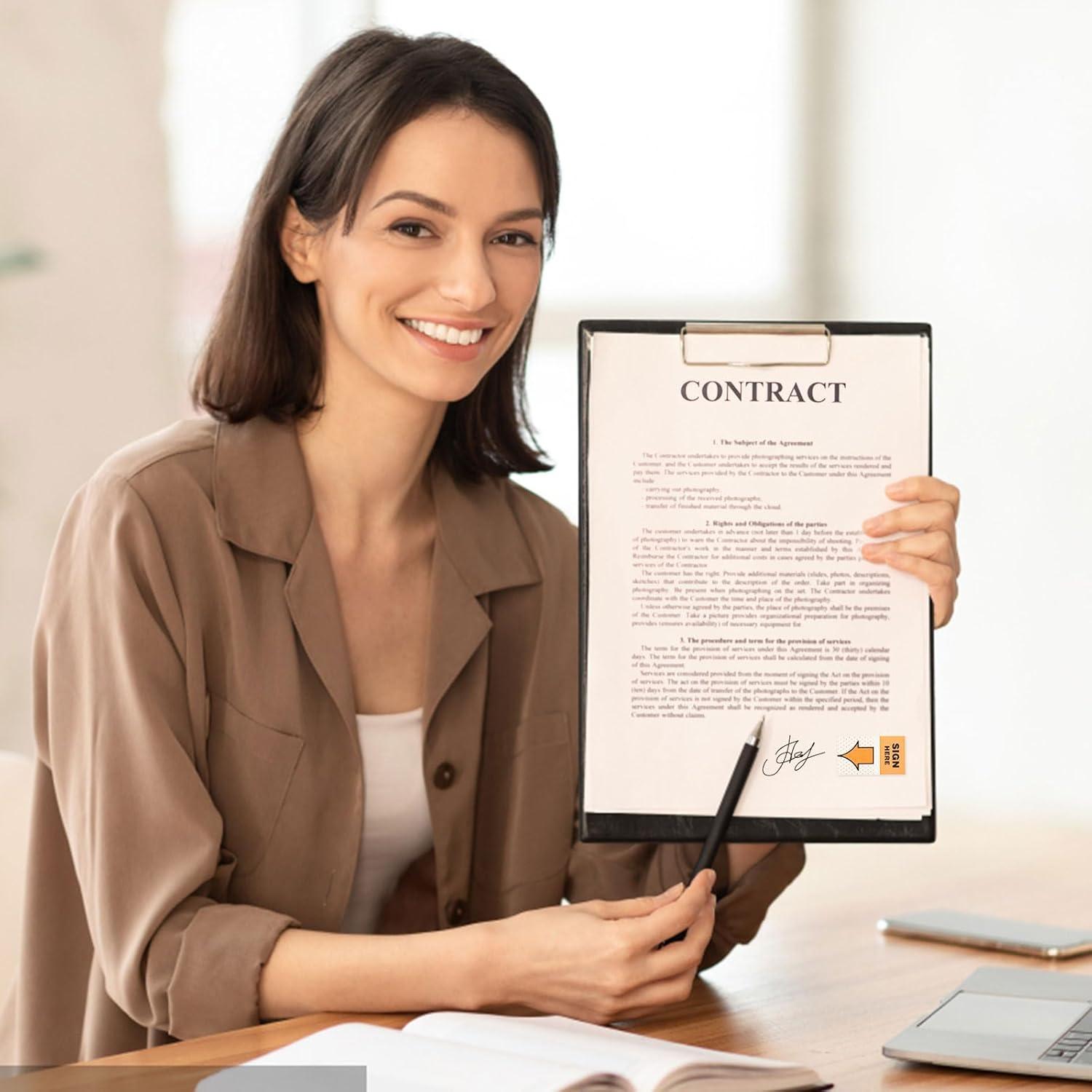 600 Etiquetas Adhesivas Flecha NQEUEPN Naranja Púrpura