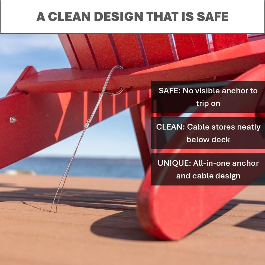 Ancla de Muebles Dock Gorilla - Paquete de 2, Soporta 130 Kg