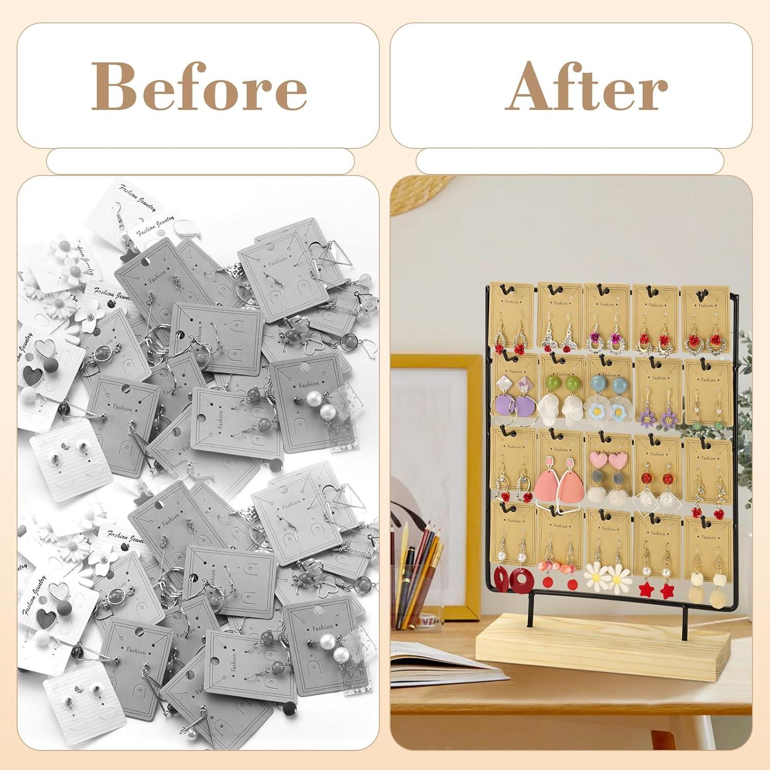 Soporte para Pendientes RNTBWD Negro 4 Niveles 20 Ganchos