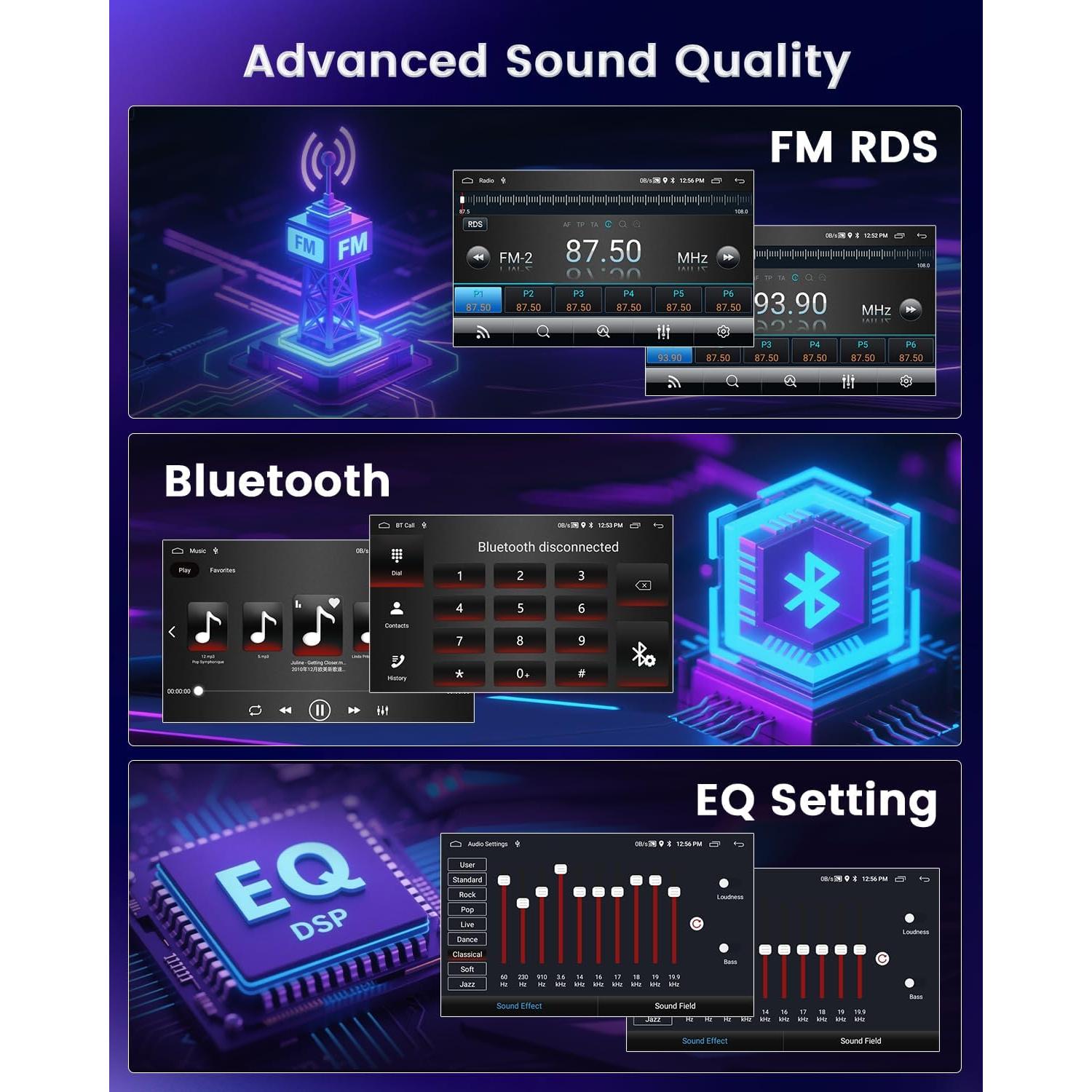 Estéreo Android Hikity 2+64GB para Jeep Cherokee 2013-2018