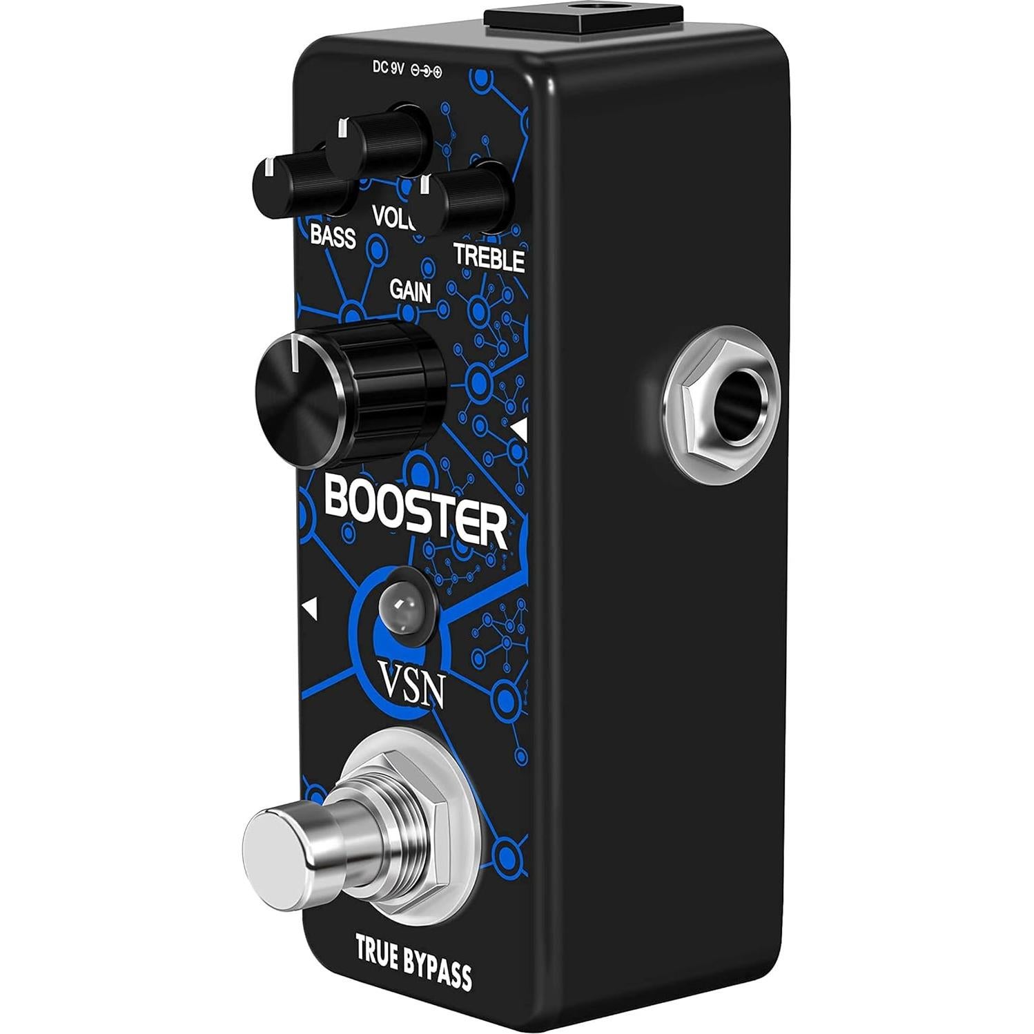 Pedal de Efecto Booster VSN 20dB Limpio True Bypass