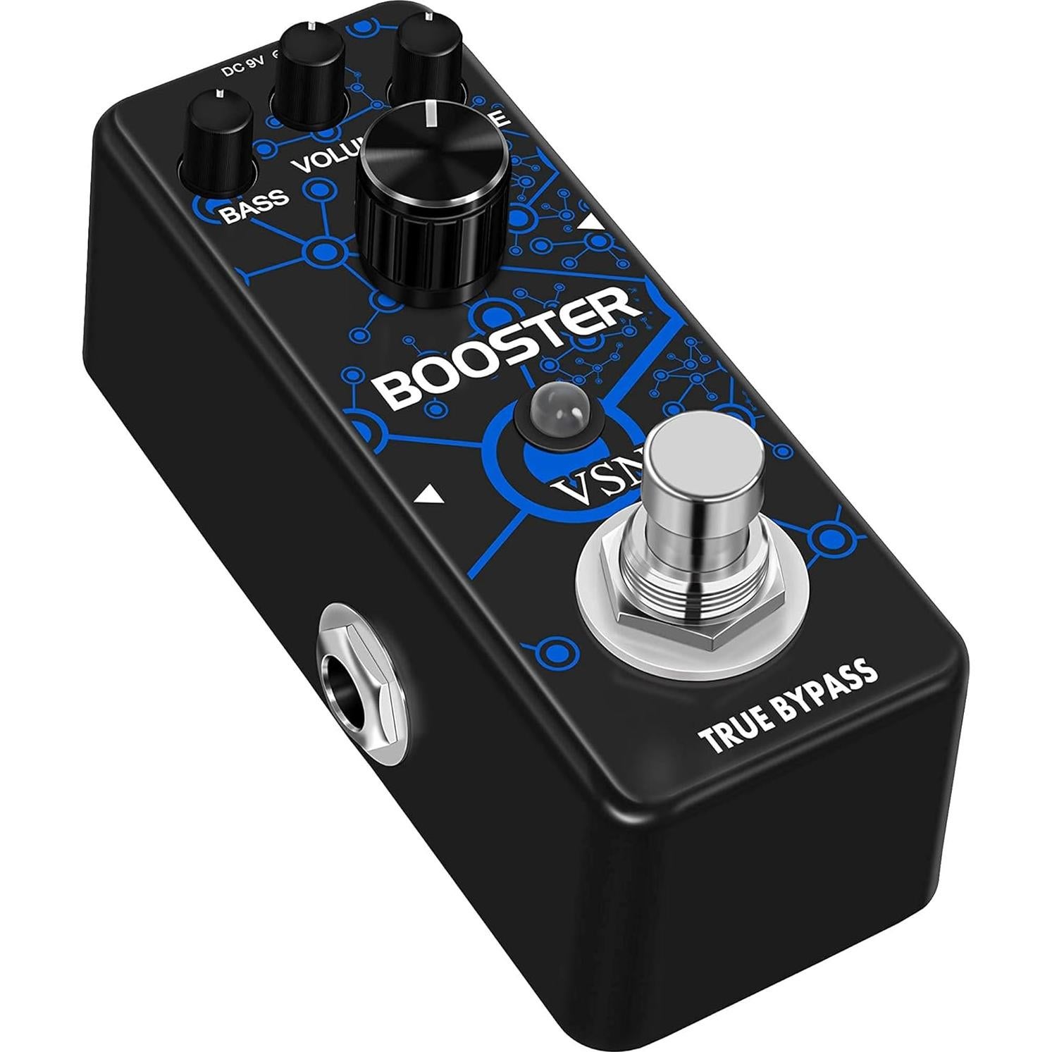 Pedal de Efecto Booster VSN 20dB Limpio True Bypass