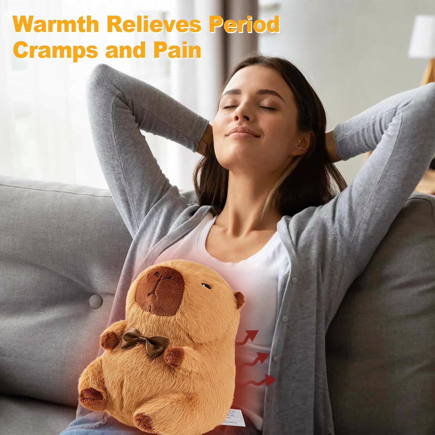 Animal de Peluche Calentado Ditucu Capibara Marrón 22.86cm