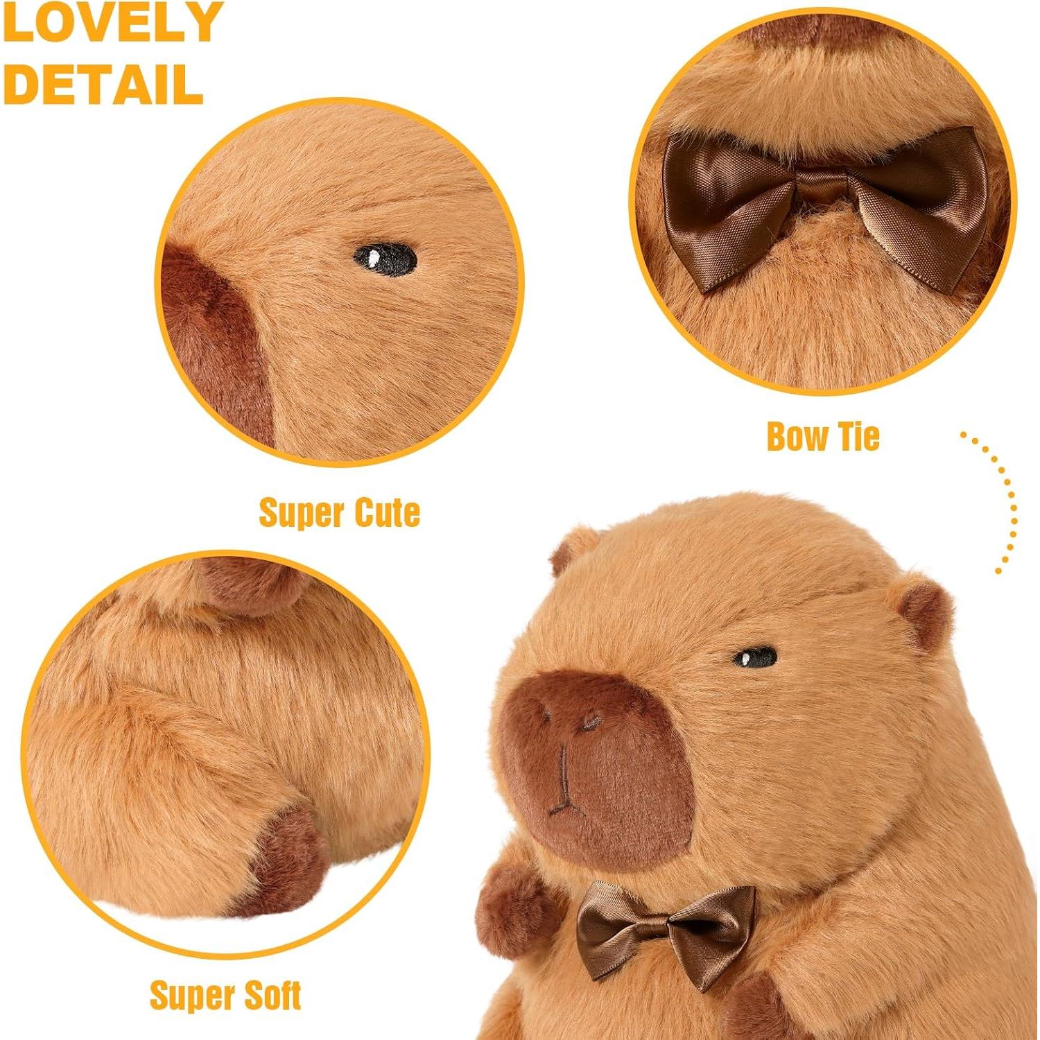 Animal de Peluche Calentado Ditucu Capibara Marrón 22.86cm