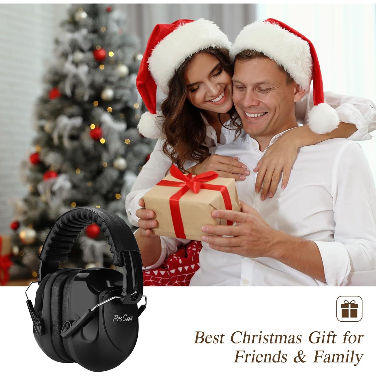 Auriculares de Reducción de Ruido ProCase NRR 28dB Negro