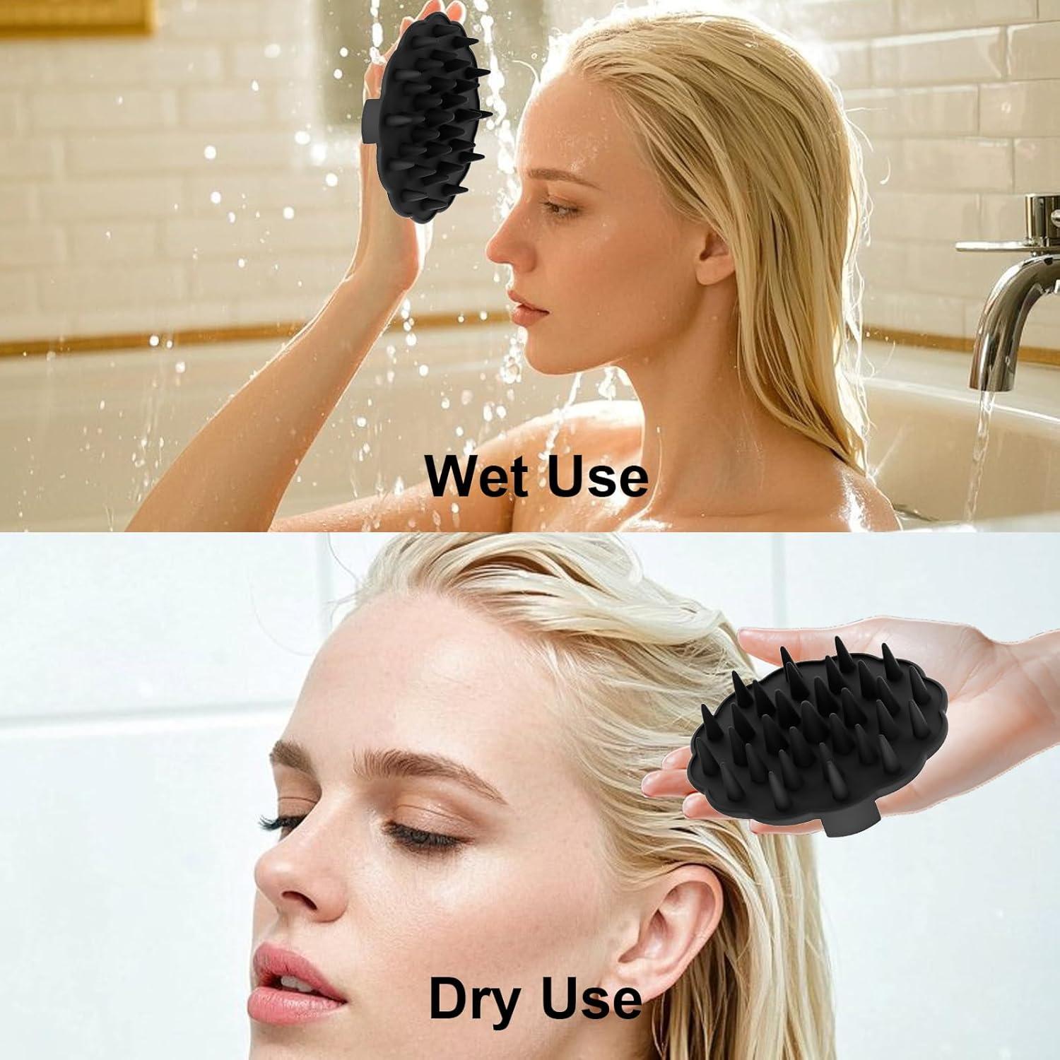 Cepillo de Masaje para Cuero Cabelludo OsiKin - Silicona Suave