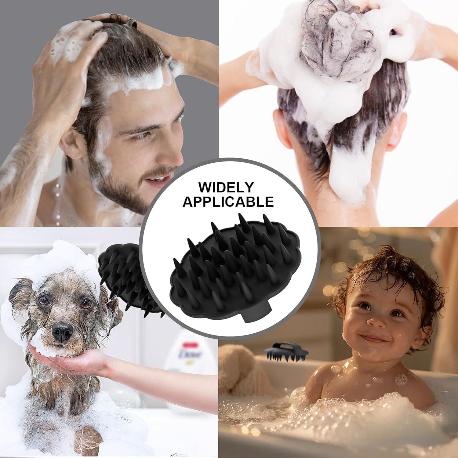 Cepillo de Masaje para Cuero Cabelludo OsiKin - Silicona Suave