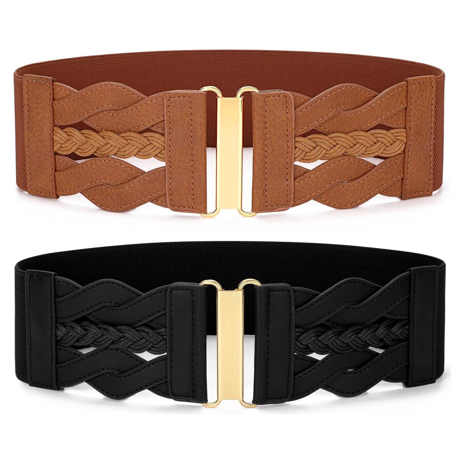 Cinturón Elástico Vintage SANSTHS para Mujeres - 7.62 cm Ancho