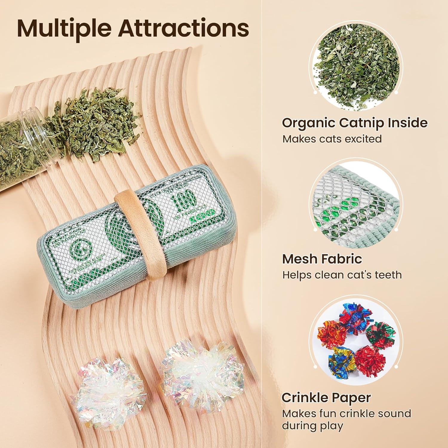 Juguete Interactivo para Gatos Potaroma con Catnip 15.24 cm