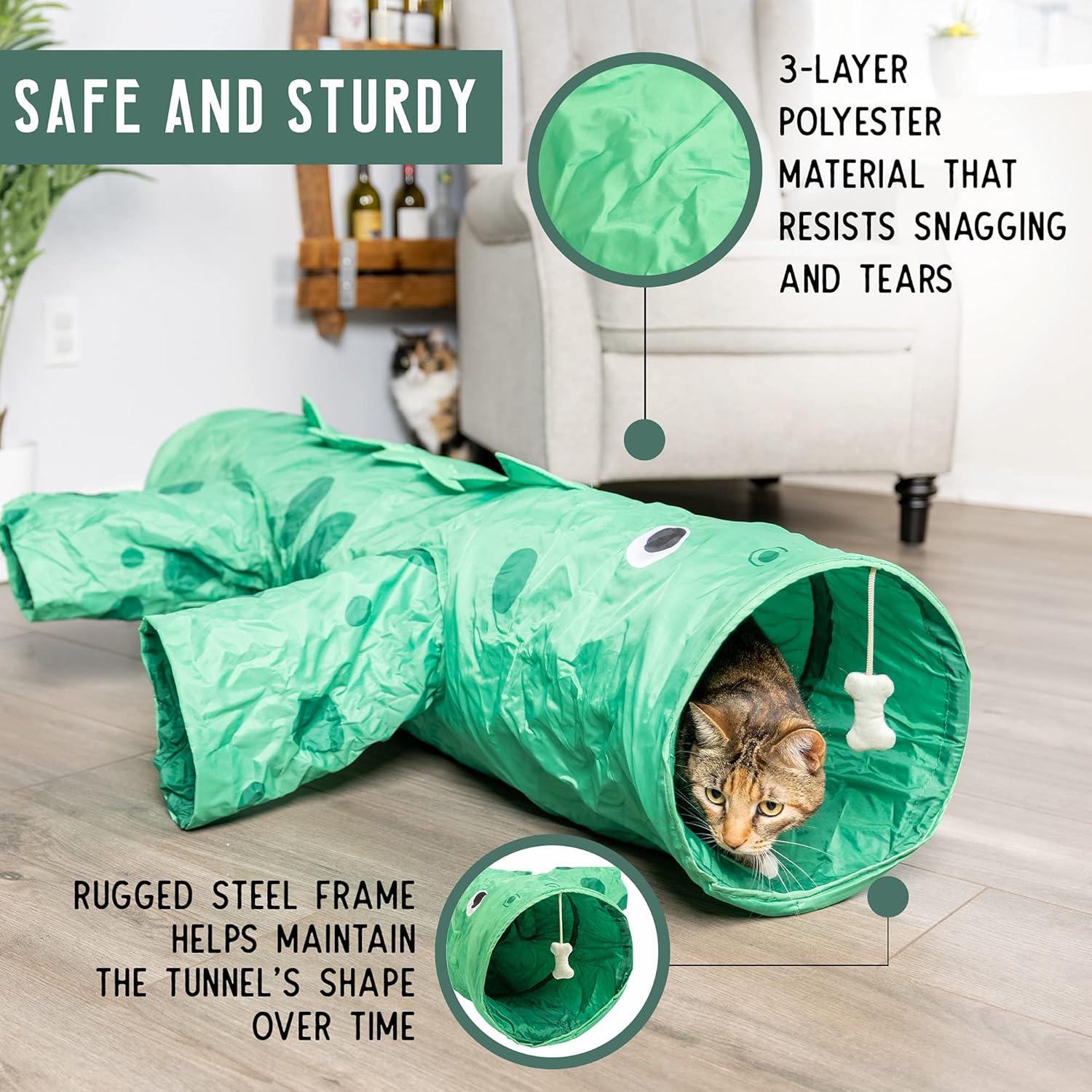 Túnel Multi Gato Suministro de Mascotas Craft Pet 1.22m Dino