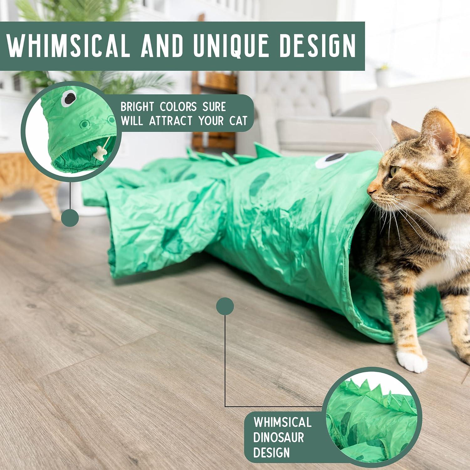 Túnel Multi Gato Suministro de Mascotas Craft Pet 1.22m Dino