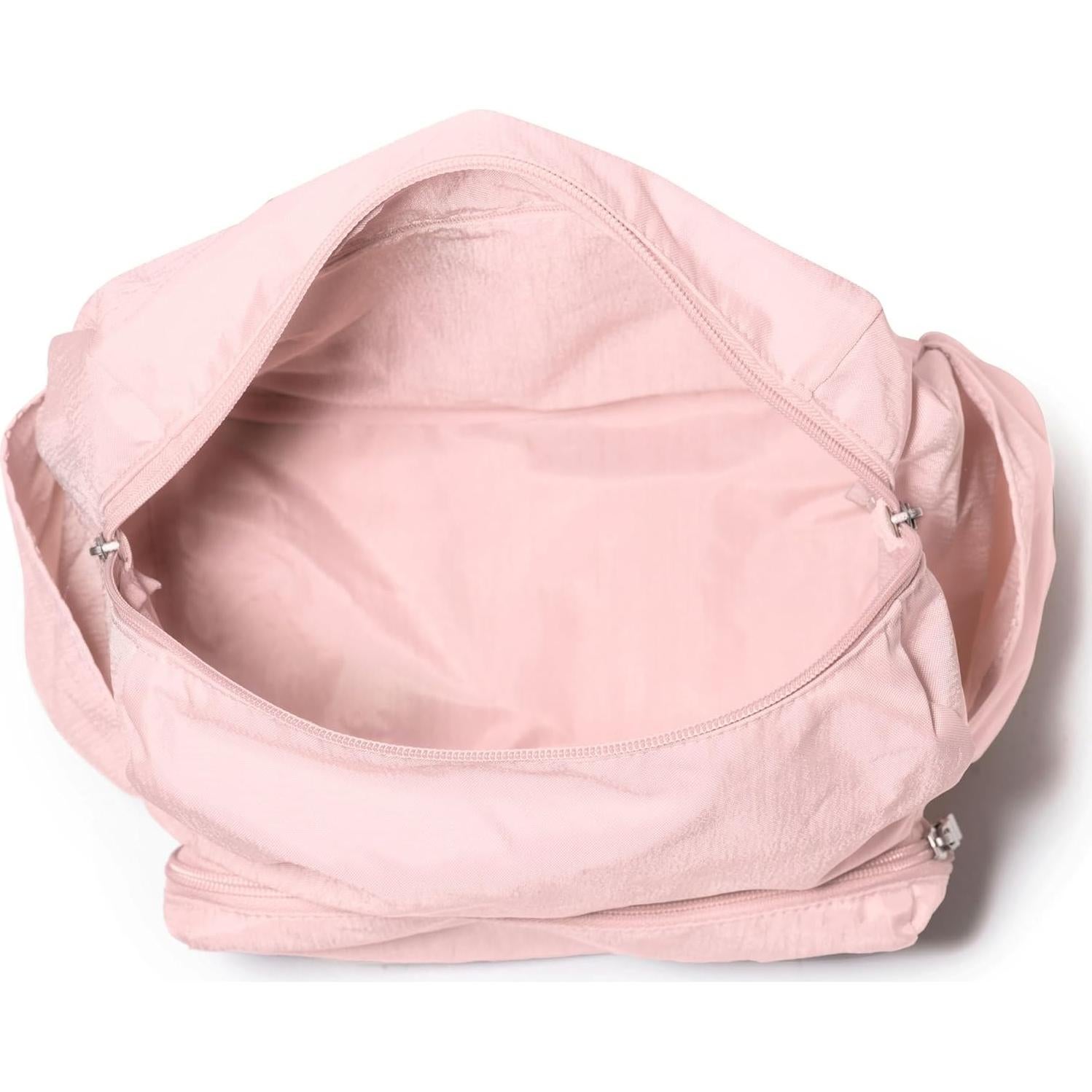 Mochila de viaje plegable Baggallini Nylon Rosa 34.93x28.58 cm