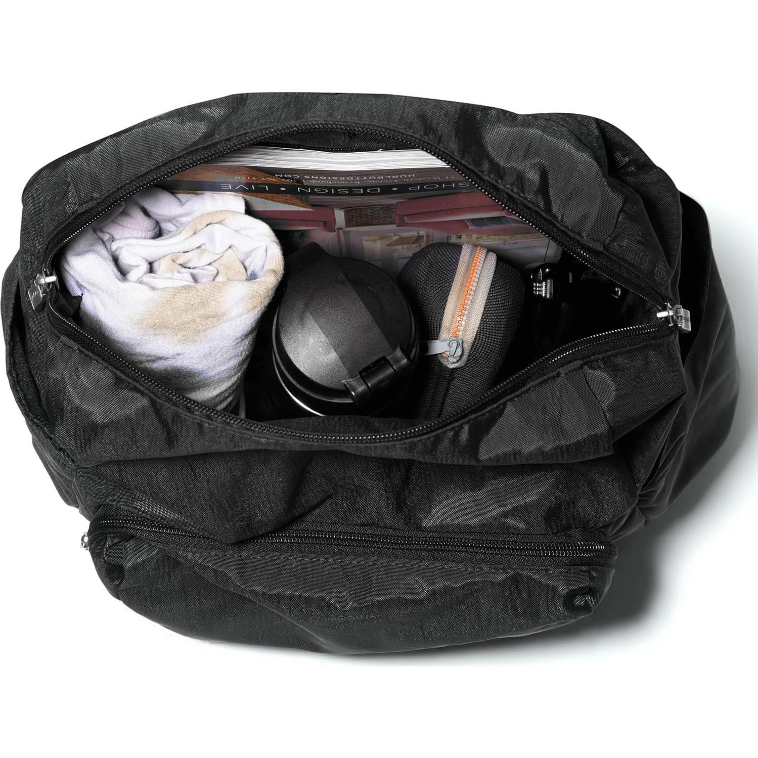 Mochila de viaje plegable Baggallini Nylon Rosa 34.93x28.58 cm