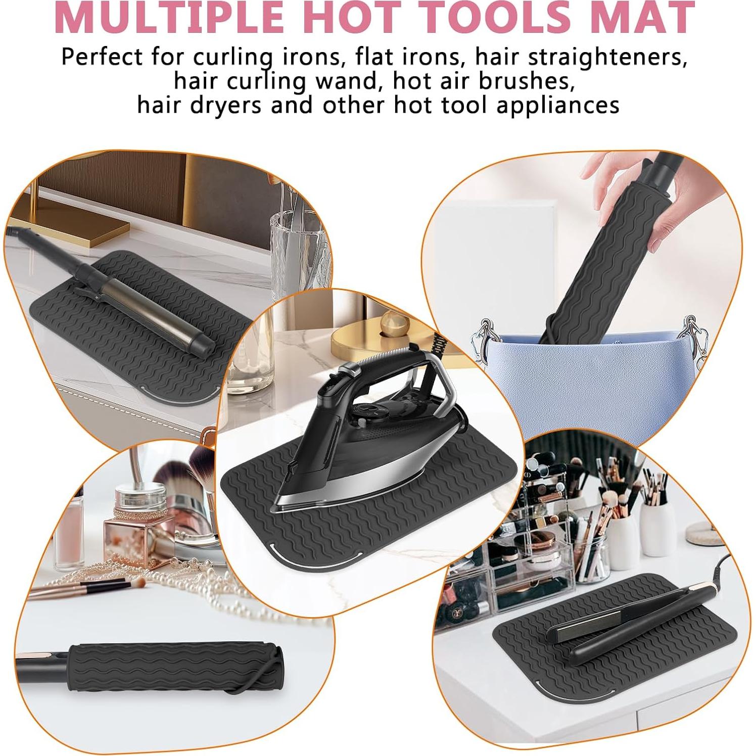 Alfombrilla de Silicona Resistente al Calor WRORUNER 30.48x22.86cm