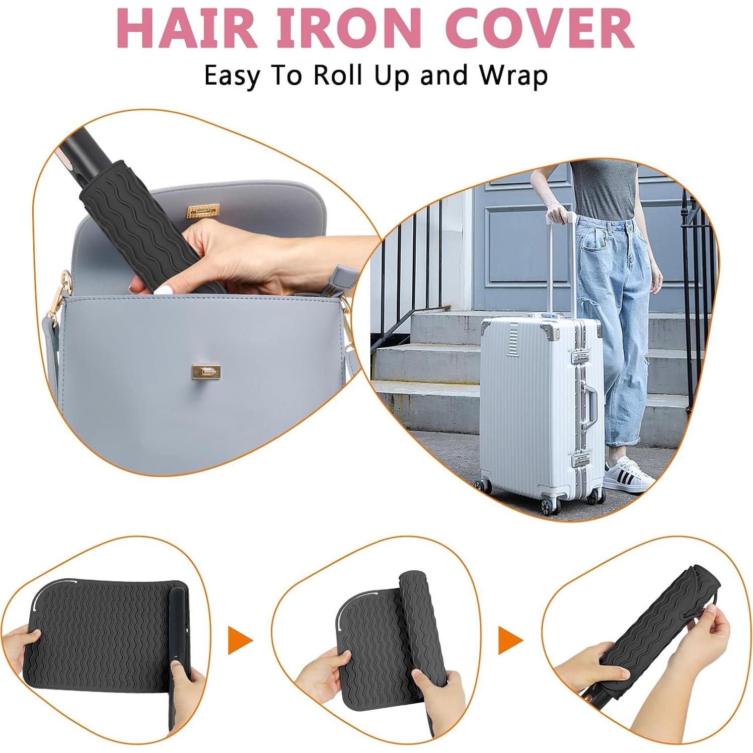 Alfombrilla de Silicona Resistente al Calor WRORUNER 30.48x22.86cm