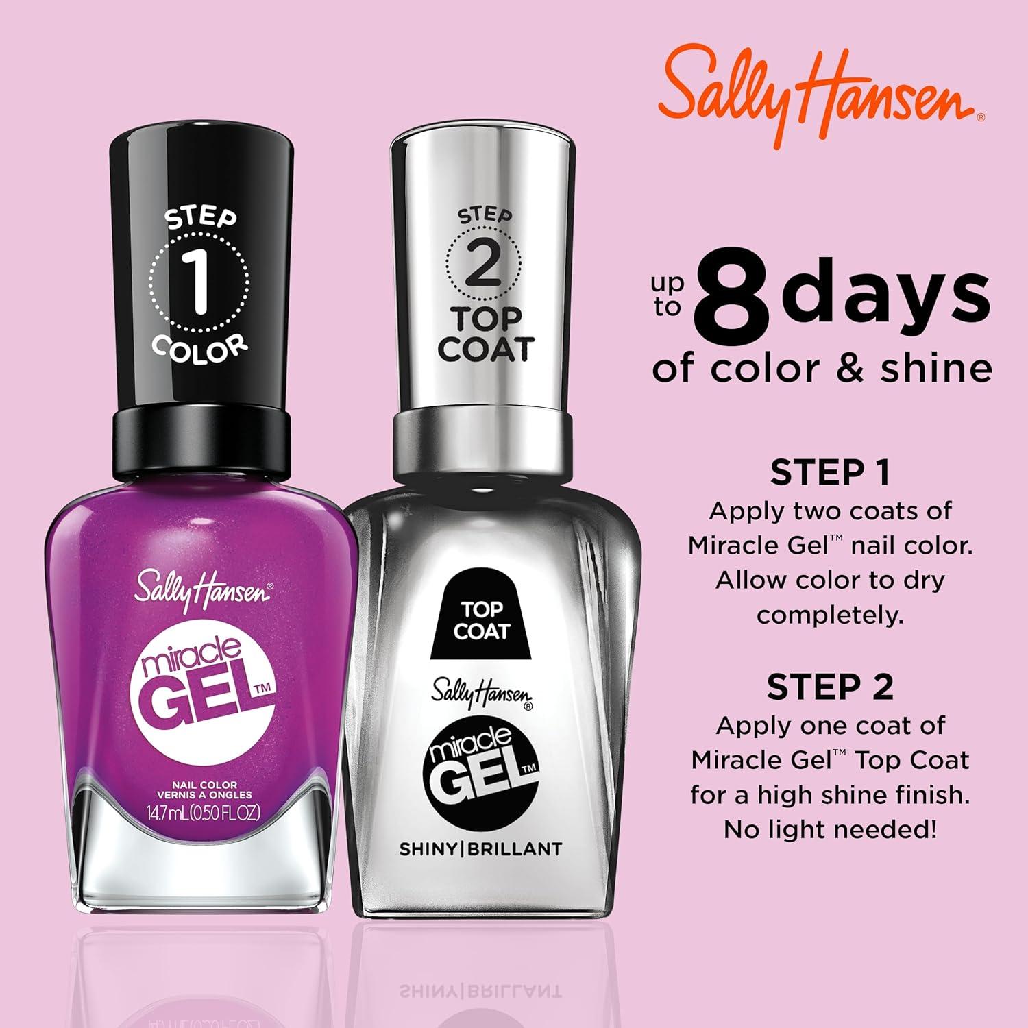 Esmalte de Uñas Sally Hansen Miracle Gel 14.79 ml Color 529 Llamas de Hambre