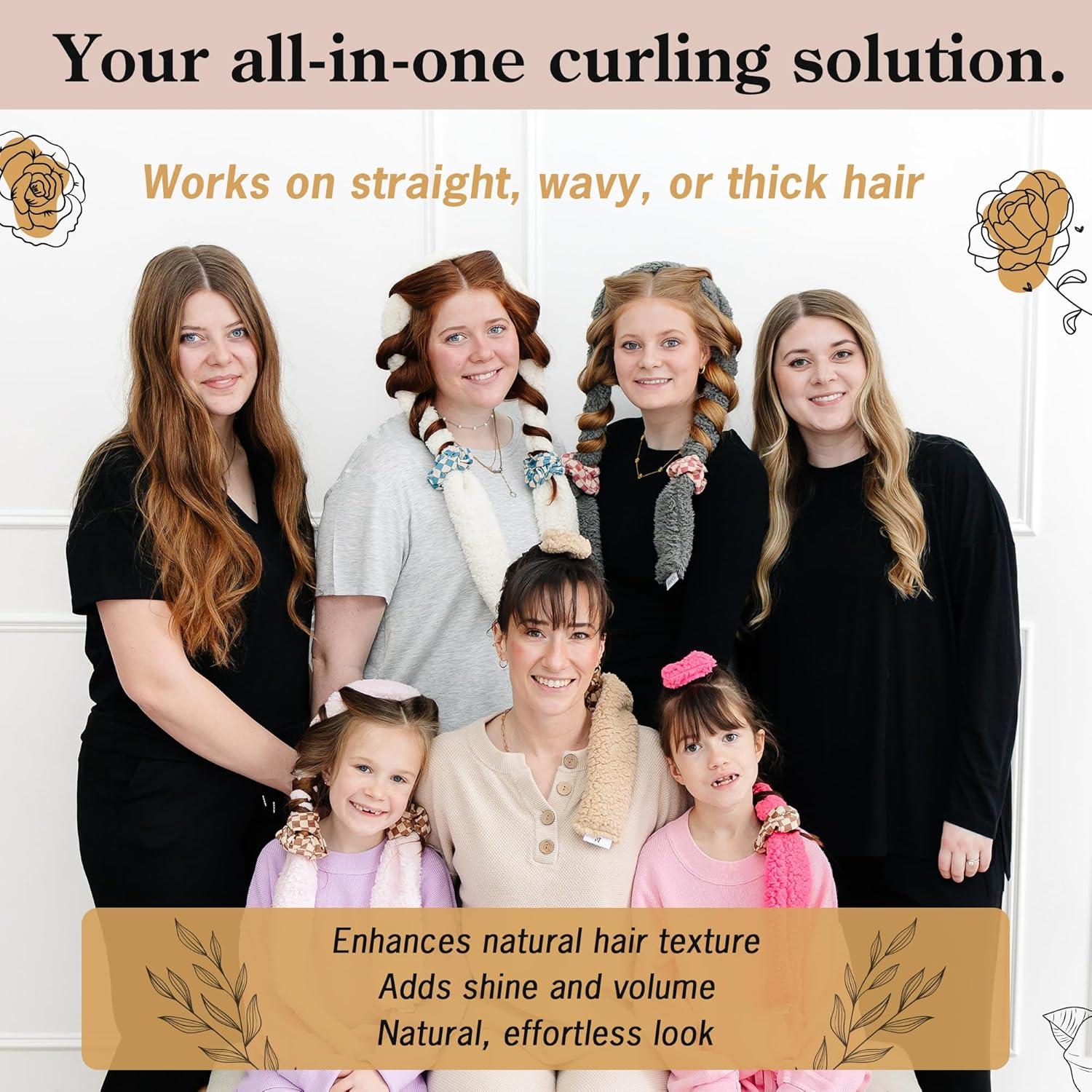 Rizador de Cabello Sin Calor BlairCo Negro 76.2cm para Dormilones