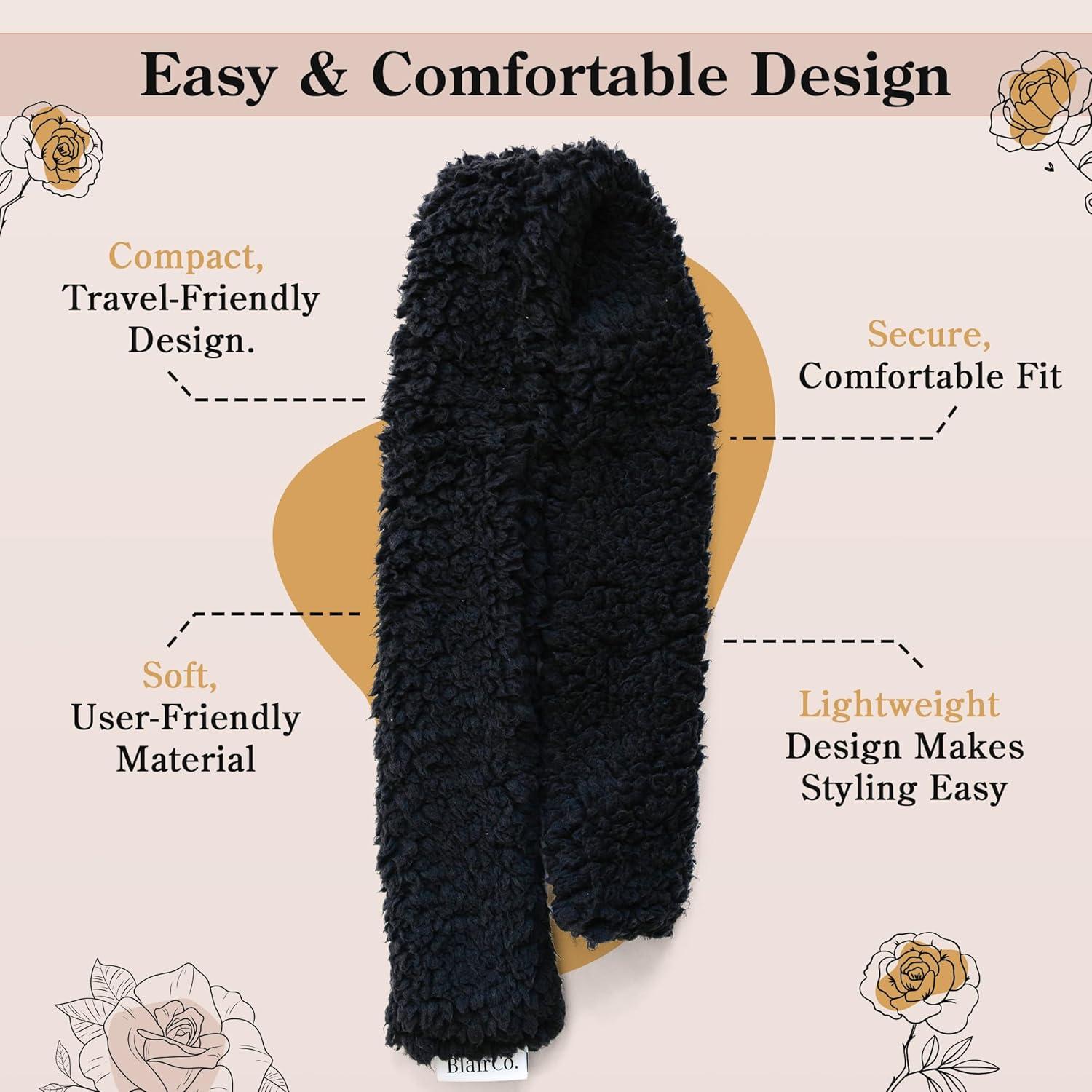 Rizador de Cabello Sin Calor BlairCo Negro 76.2cm para Dormilones