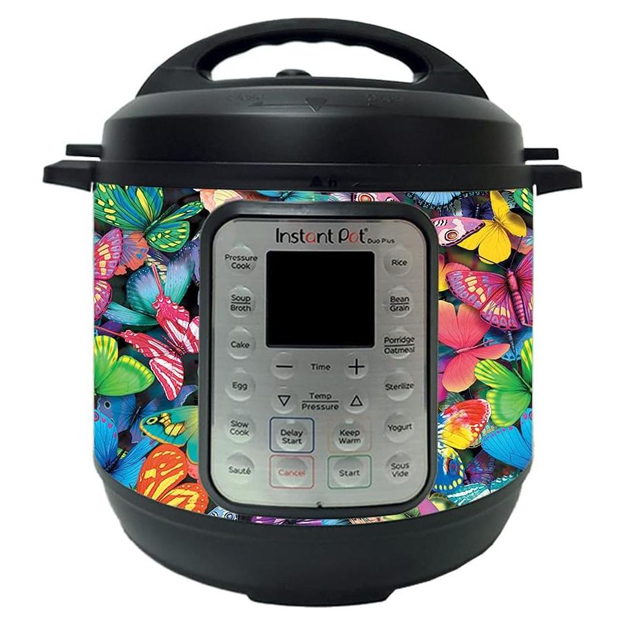 Piel de Vinilo MightySkins para Instant Pot Duo 6-QT - Fiesta de Mariposas