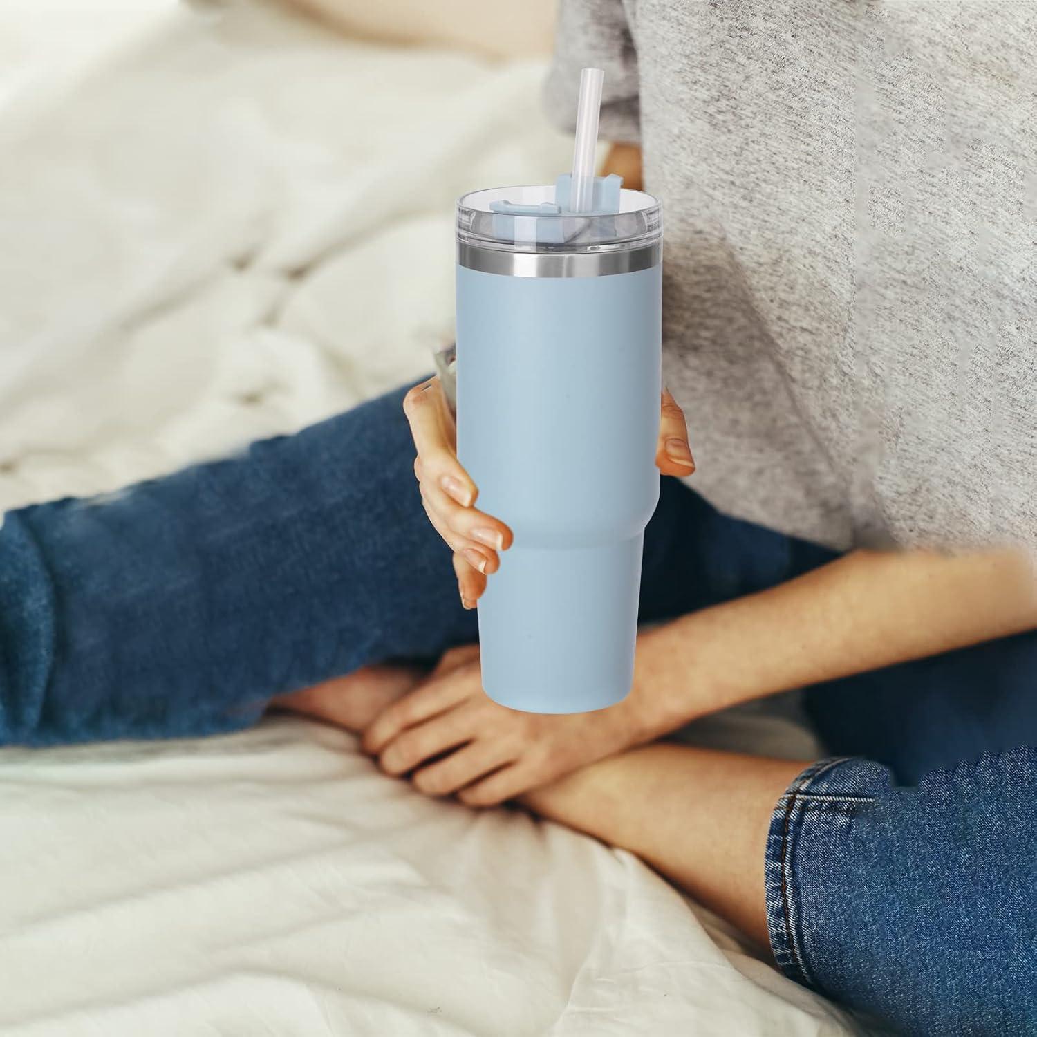 Greant 8 Pajitas de Silicona 30.48 cm para Taza Stanley